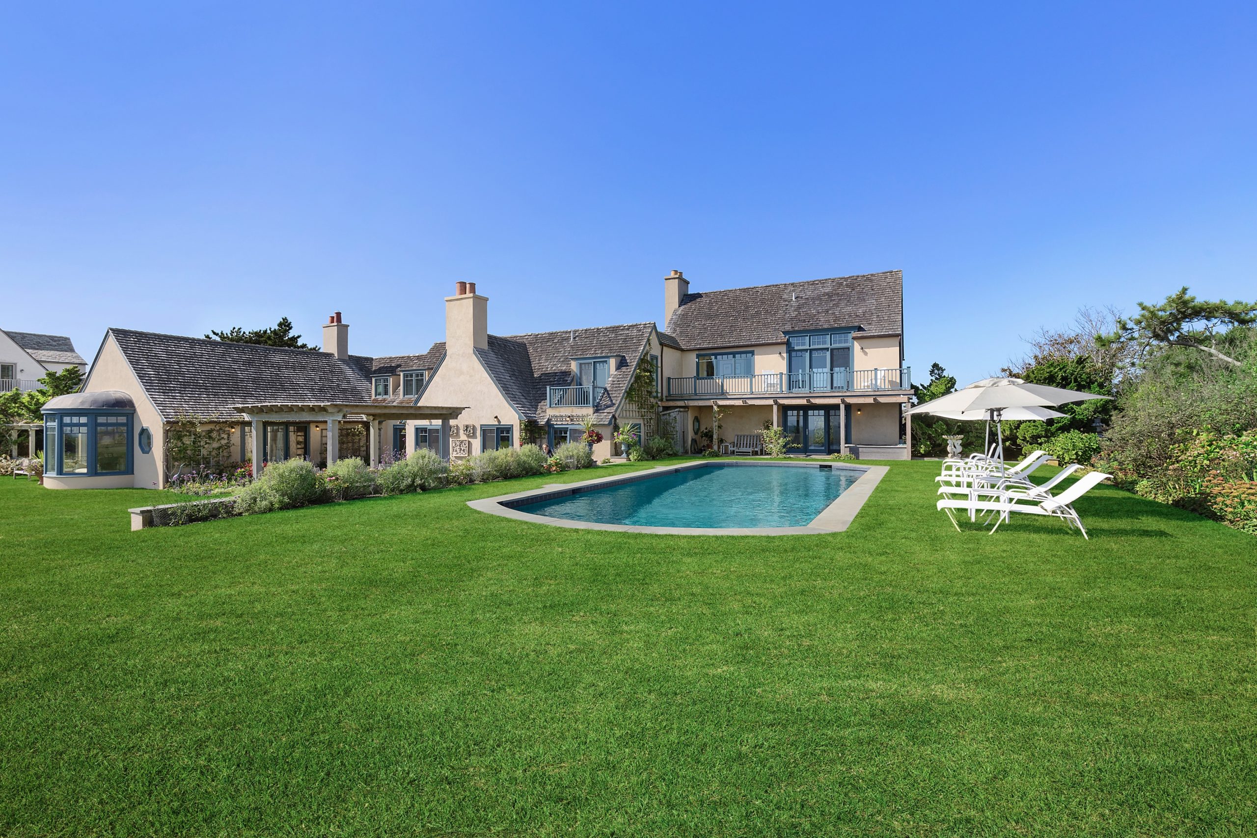 51 West End Road in East Hampton is newly on the market for $60 million. COURTESY DOUGLAS ELLIMAN