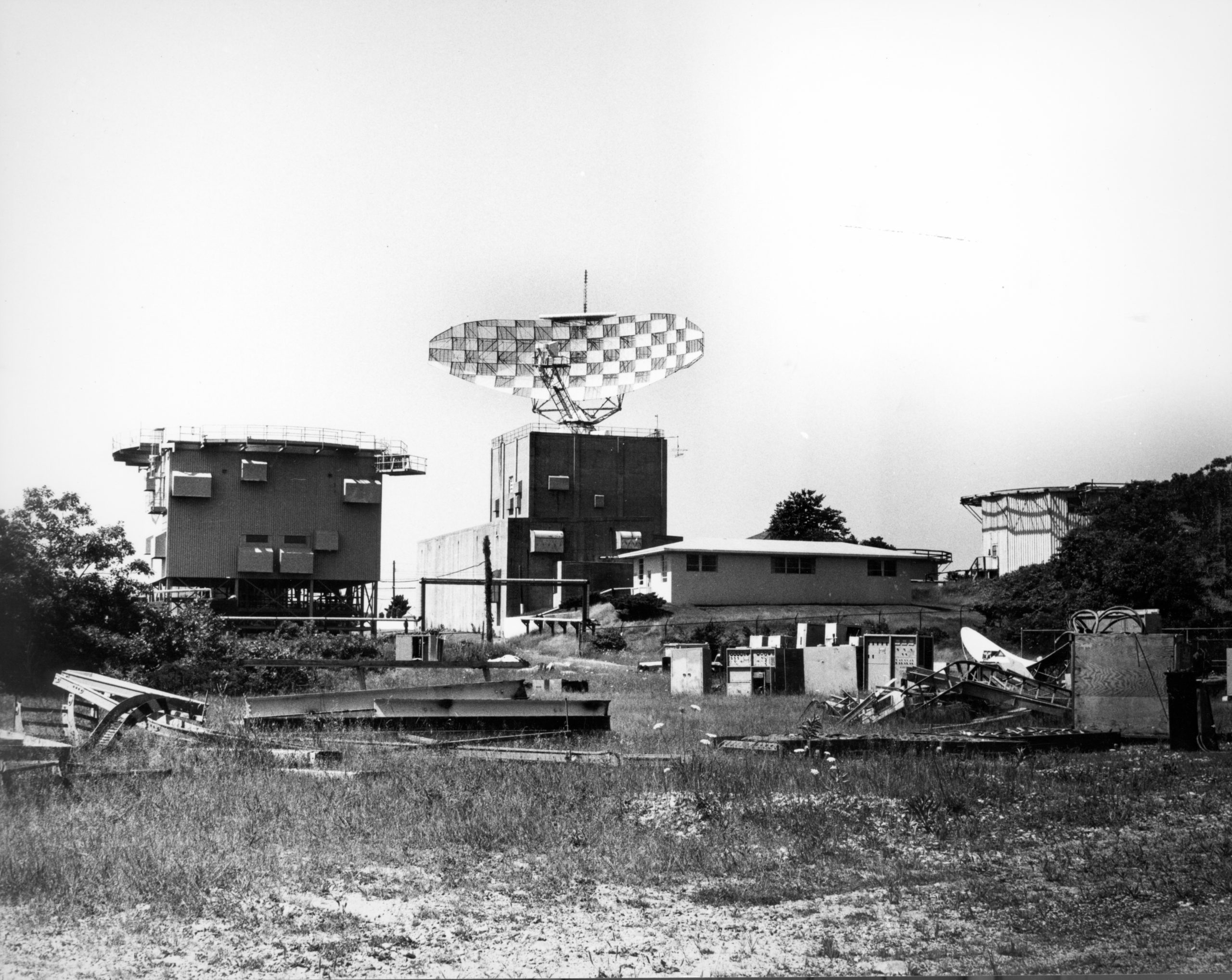 Camp Hero in Montauk was home to the 773rd Radar Squadron. Pictured is the radar facility in 1958.COURTESY MONTAUK PUBLIC LIBRARY
