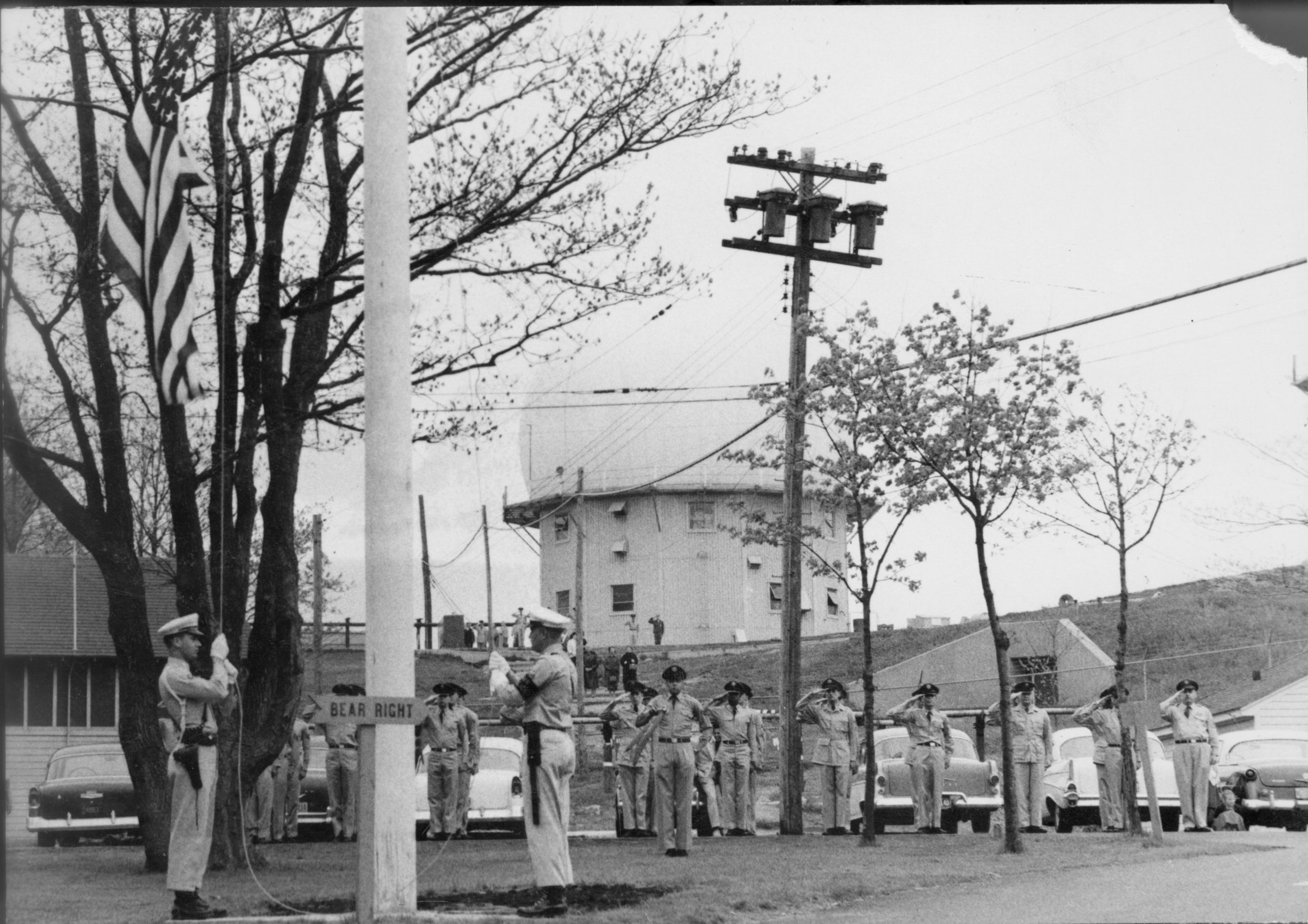 Camp Hero Montauk was home to the 773rd Radar Squadron. Pictured is the base and the squadron in 1958.