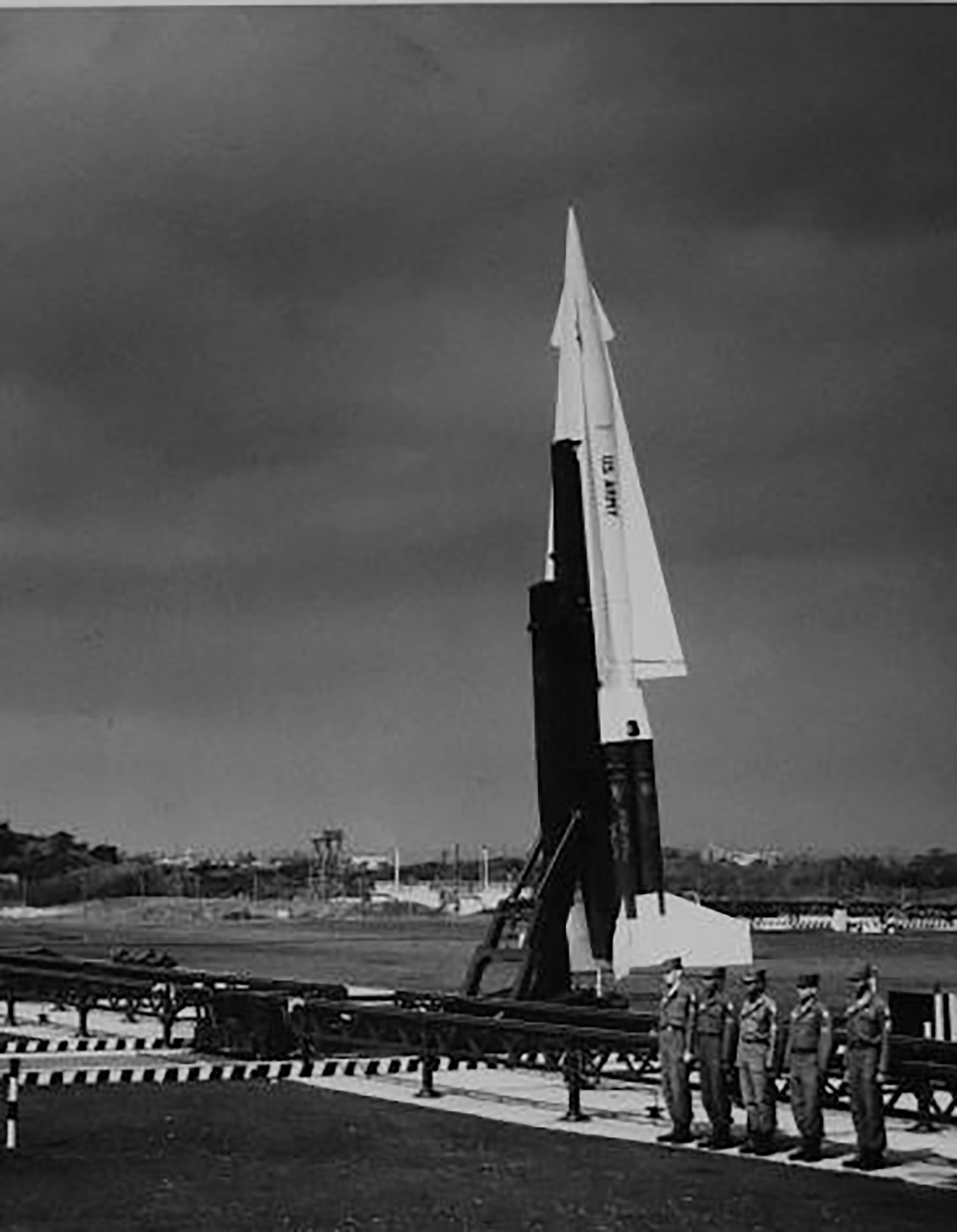 Nuclear tip missile. This image is from Fort Totten but missiles were fielded in Westhampton and Shoreham.