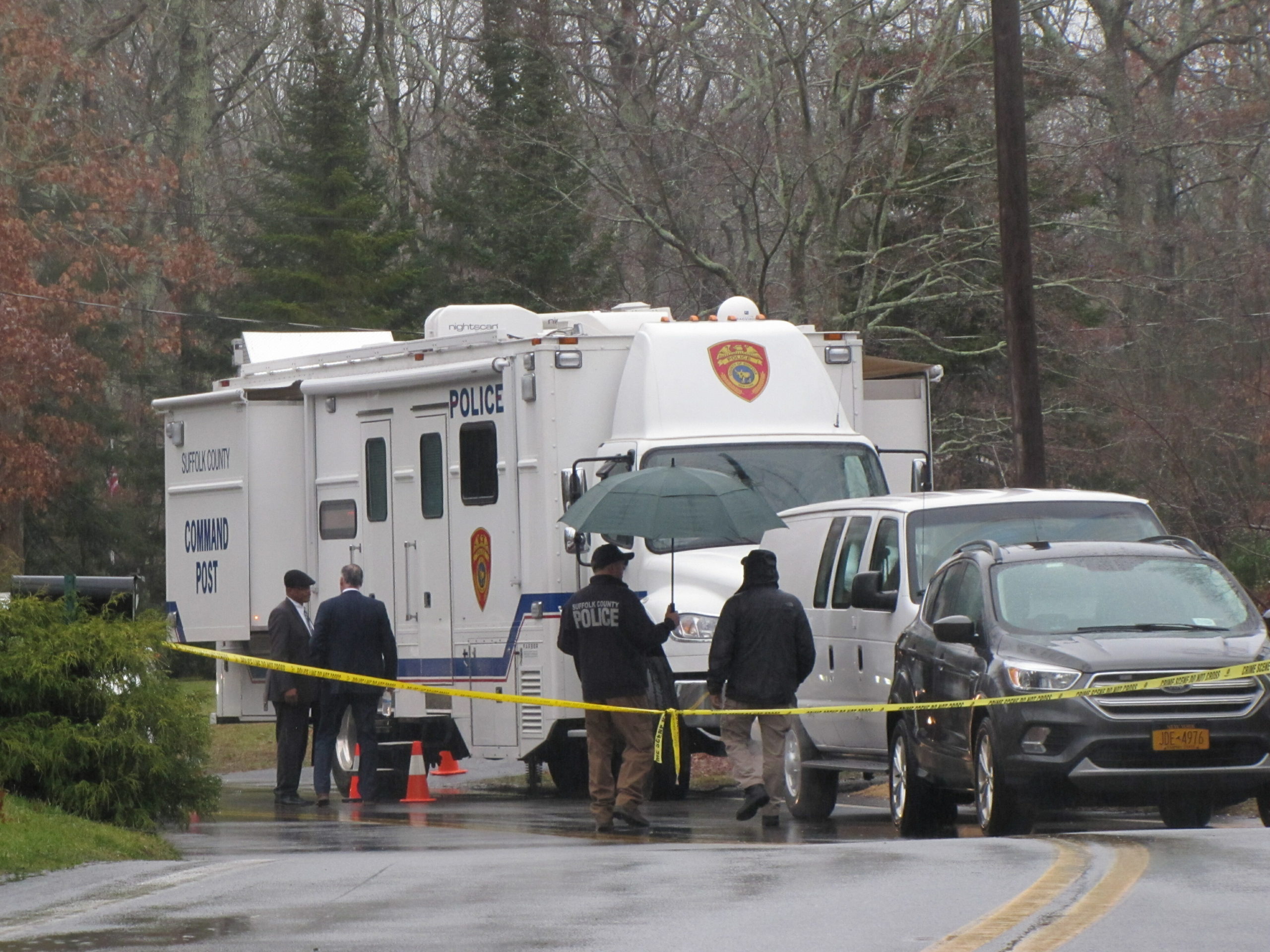 Suffolk County Police Department's homicide detectives are investigating the circumstances of the shooting that left at least one person dead.