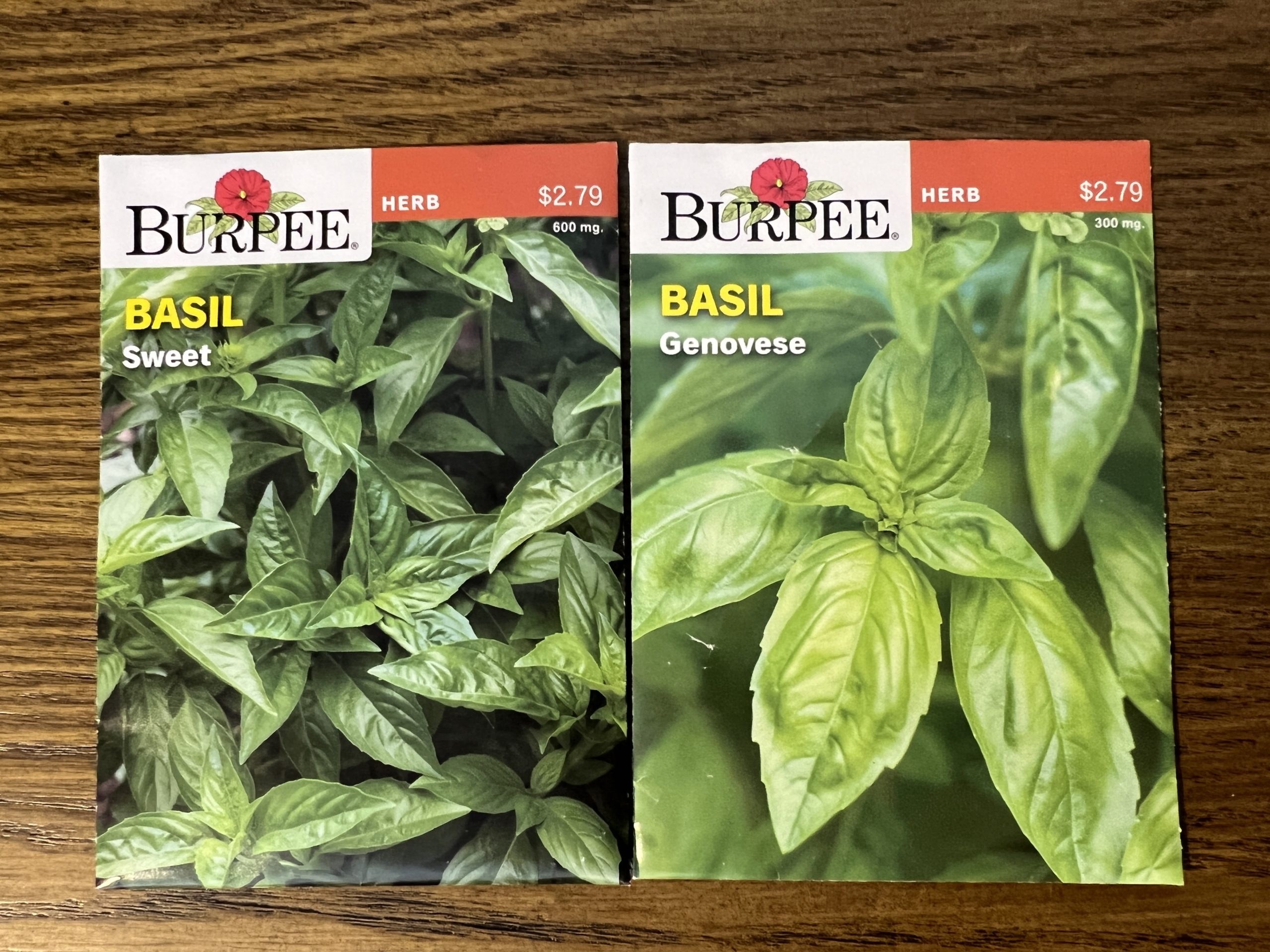 There’s enough seed in each packet for hundreds of basil plants and, if properly stored, will last four to five years.
