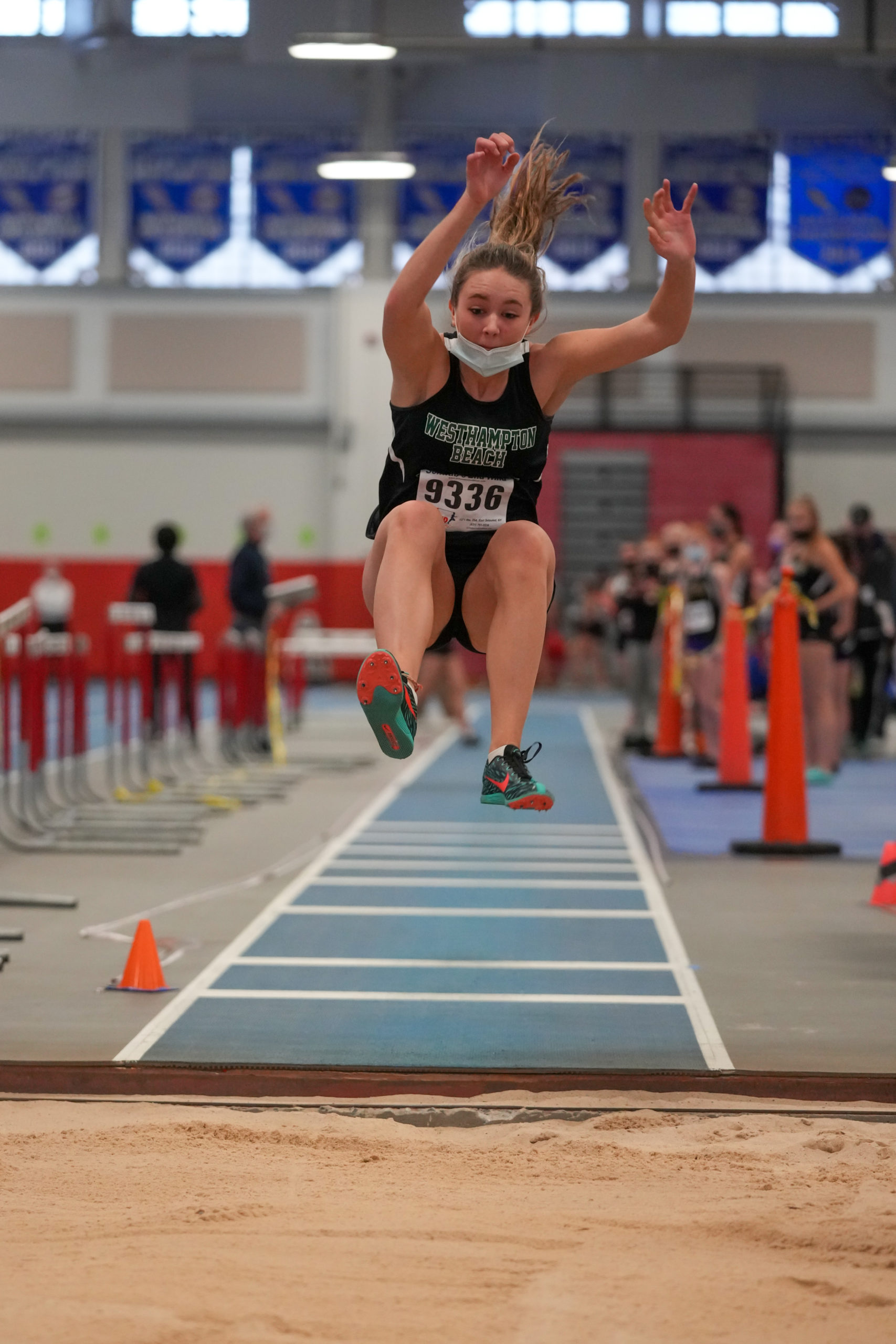 Emily Tully in the triple jump.