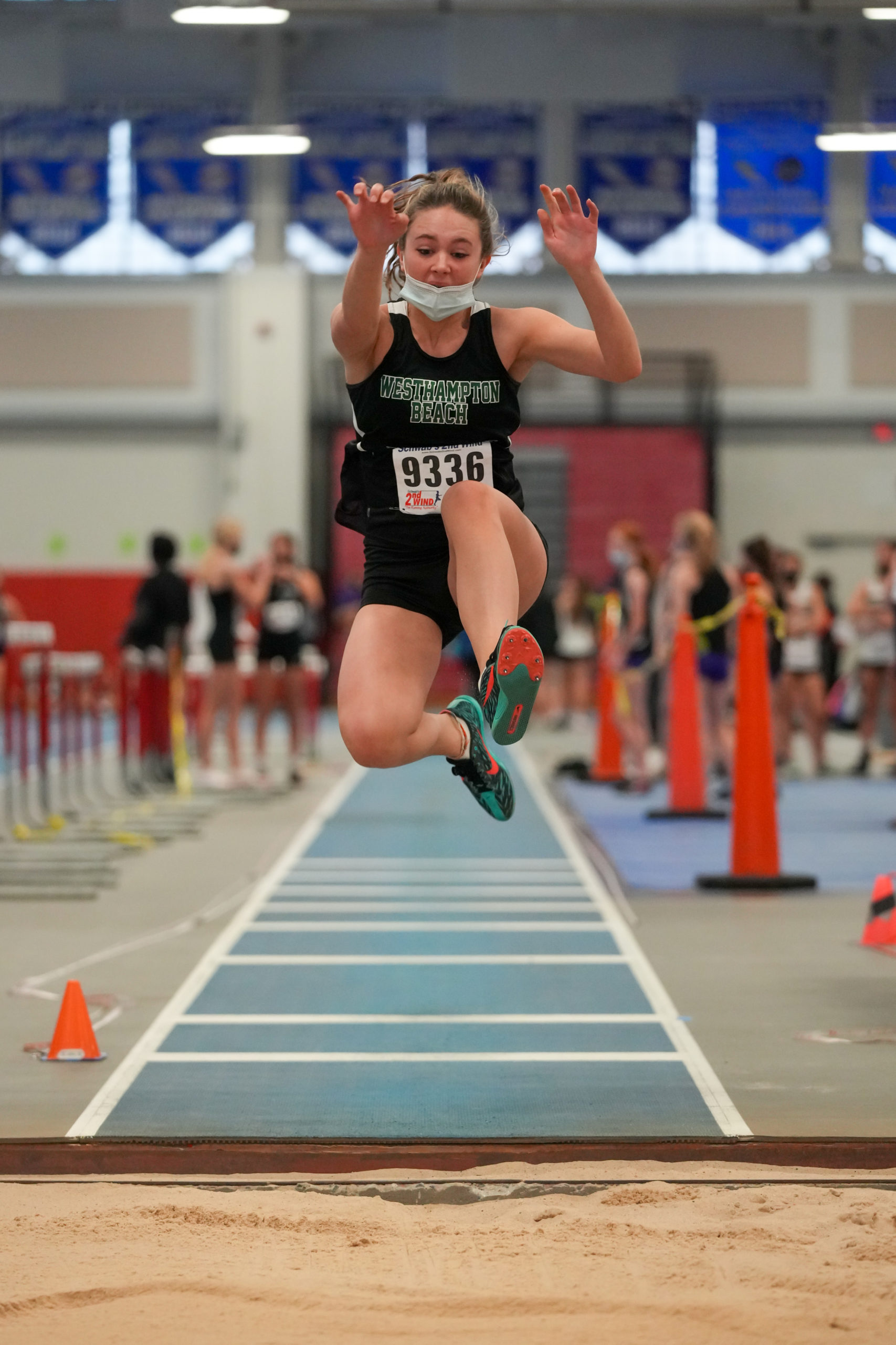 Emily Tully in the triple jump.