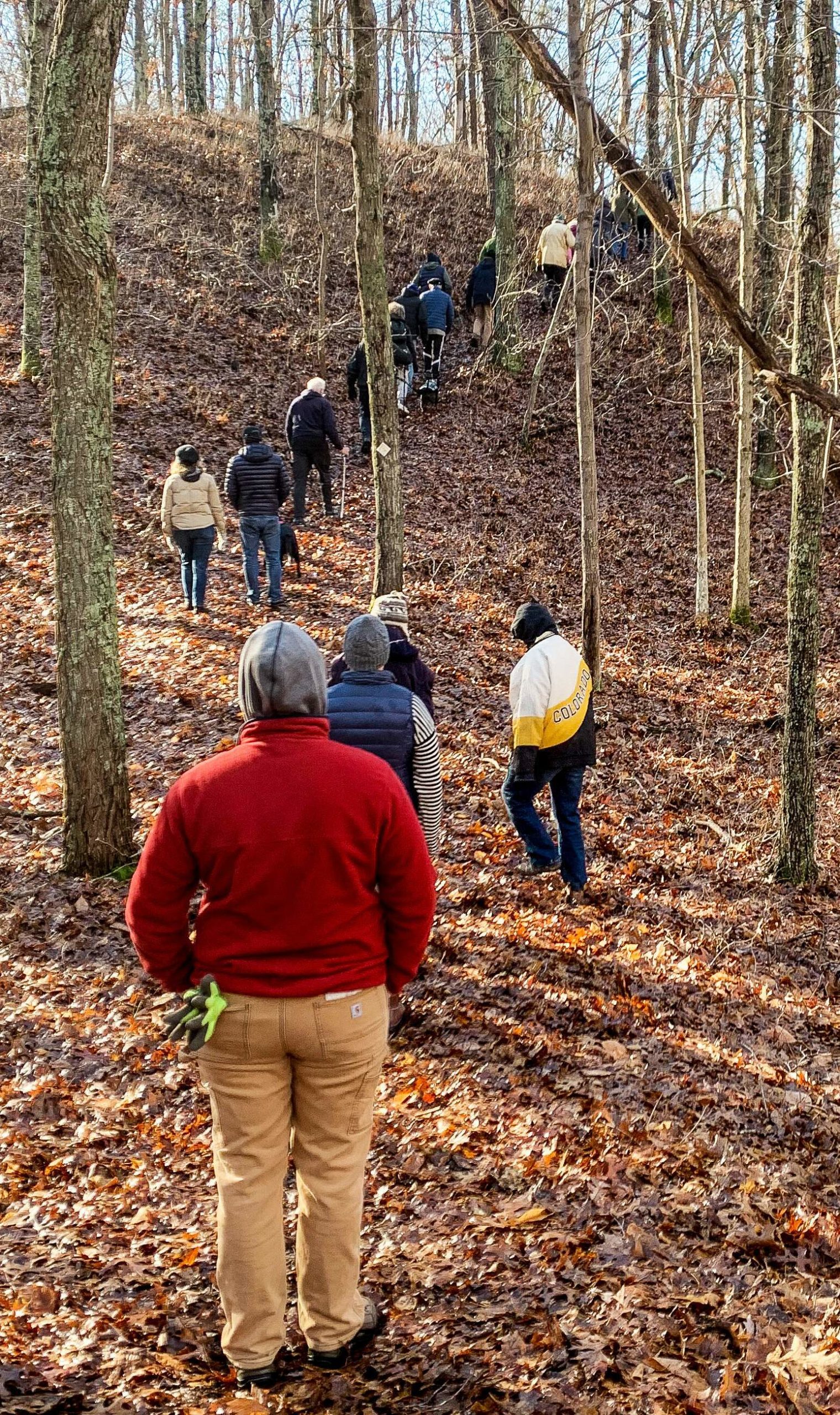A Southampton Trails Preservation Society hike from S.Y.S. to Long Springs this past December.