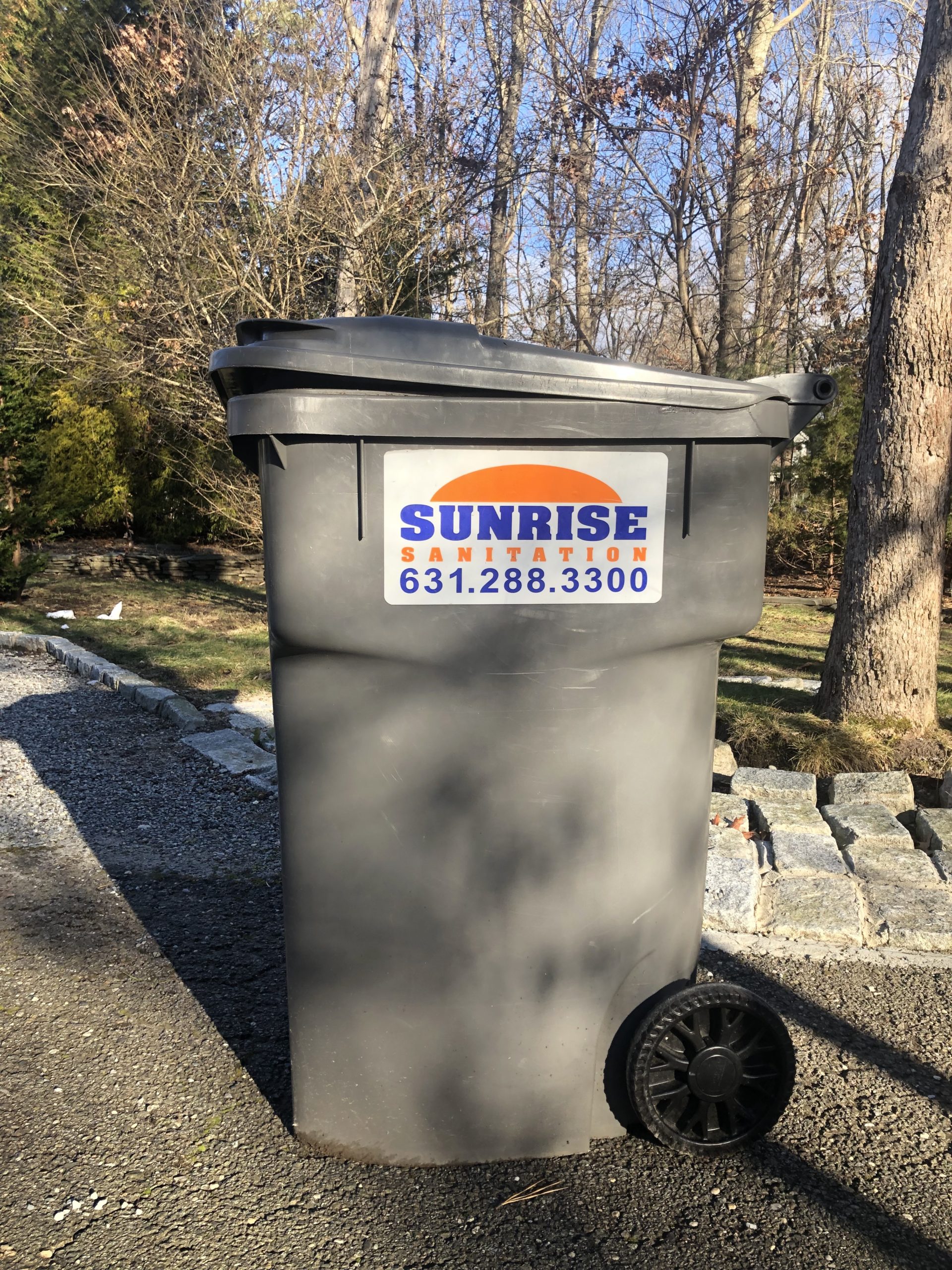 Westhampton-based Sunrise Sanitation is one of several private companies in the area that offers both curbside and back door garbage pickup on a weekly basis.