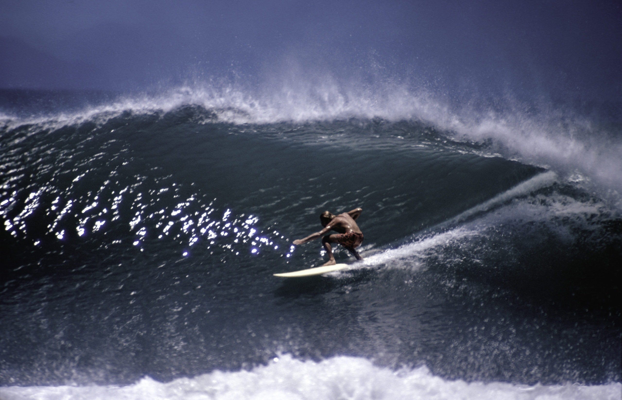 Hampton Bays native Eric Penny surfing at Petacalco in Mexico in the 1970s.