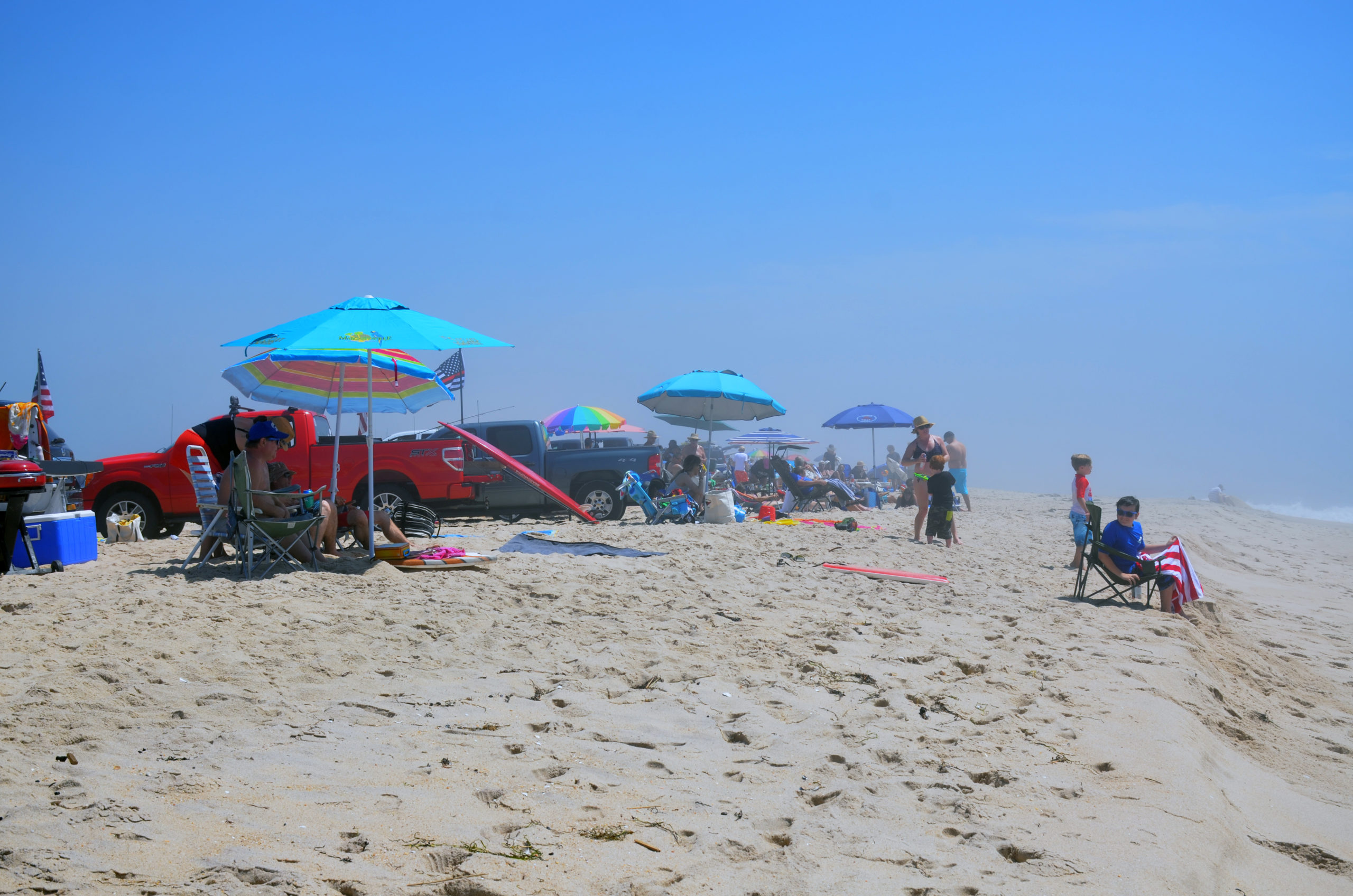During the summer, people flock to Picnic Beach.