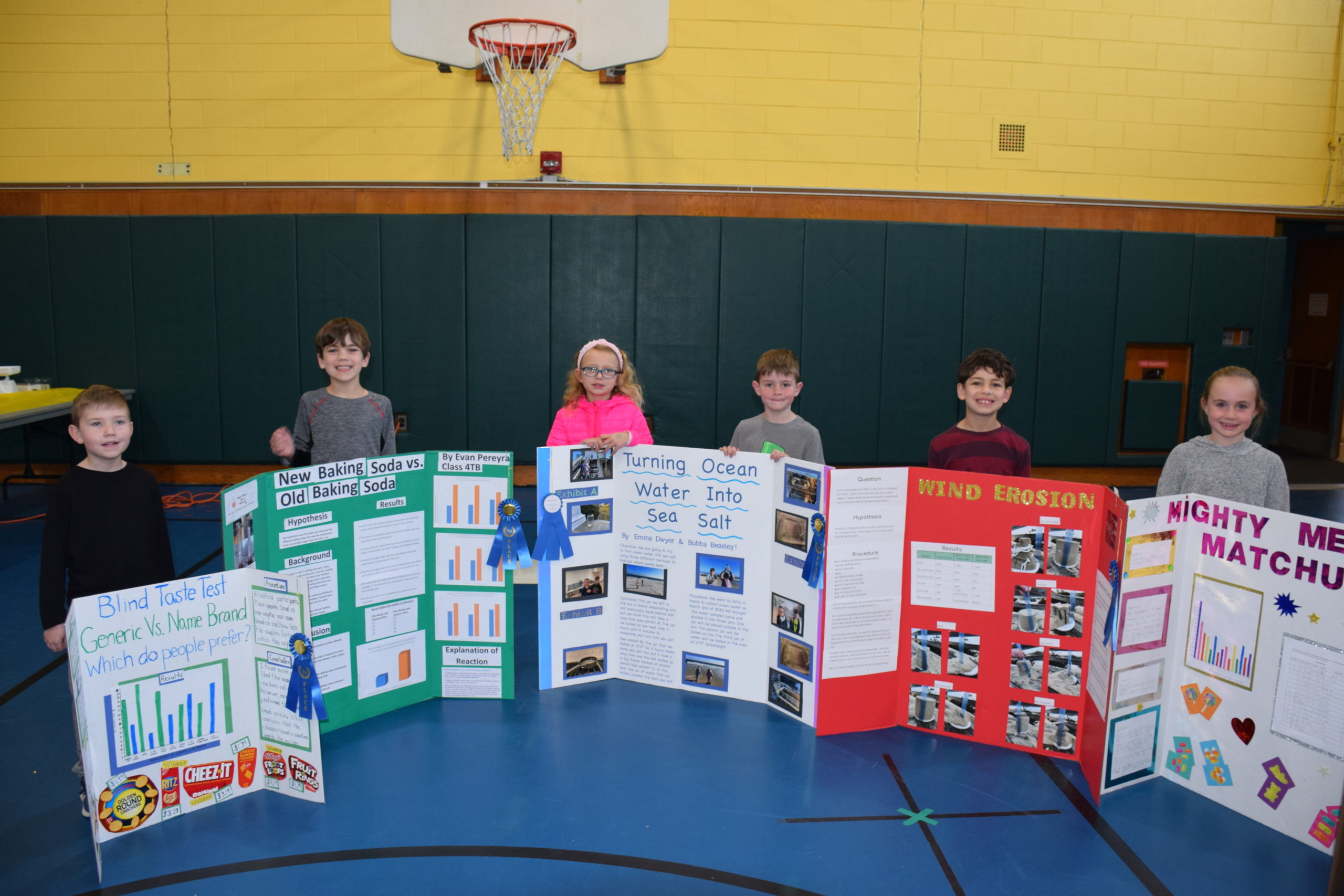 The Westhampton Beach Elementary School recently named the winners of its 24th annual math, science and technology fair.