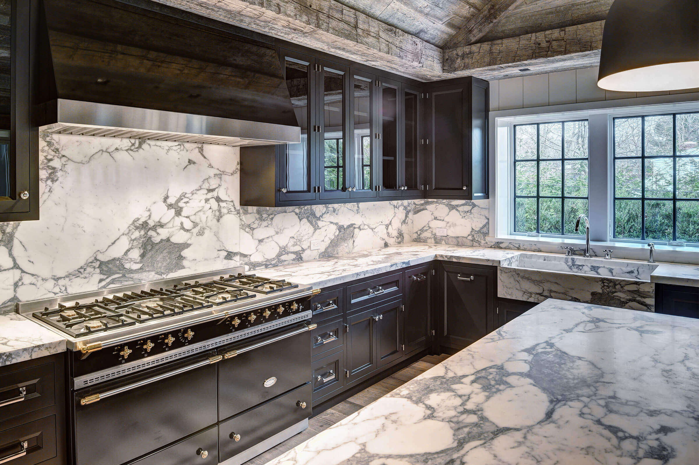A kitchen in an East Hampton home designed by Building Details. COURTESY BUILDING DETAILS