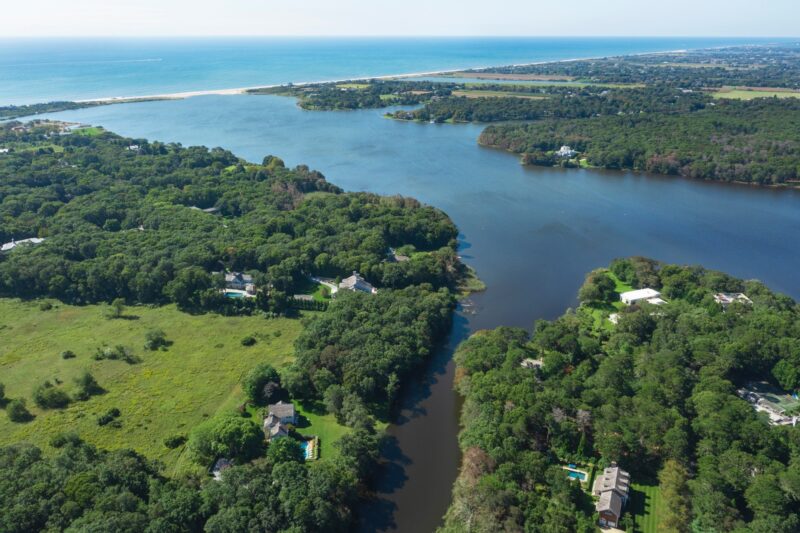 Peconic Land Trust and the East Hampton Town Community Preservation Fund have preserved land fronting Georgica Pond and neighboring Jay-Z and Beyonce.  
