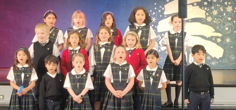 Our Lady of the Hamptons School's Joyful Noise at a recent performance. COURTESY OUR LADY OF THE HAMPTONS SCHOOL
