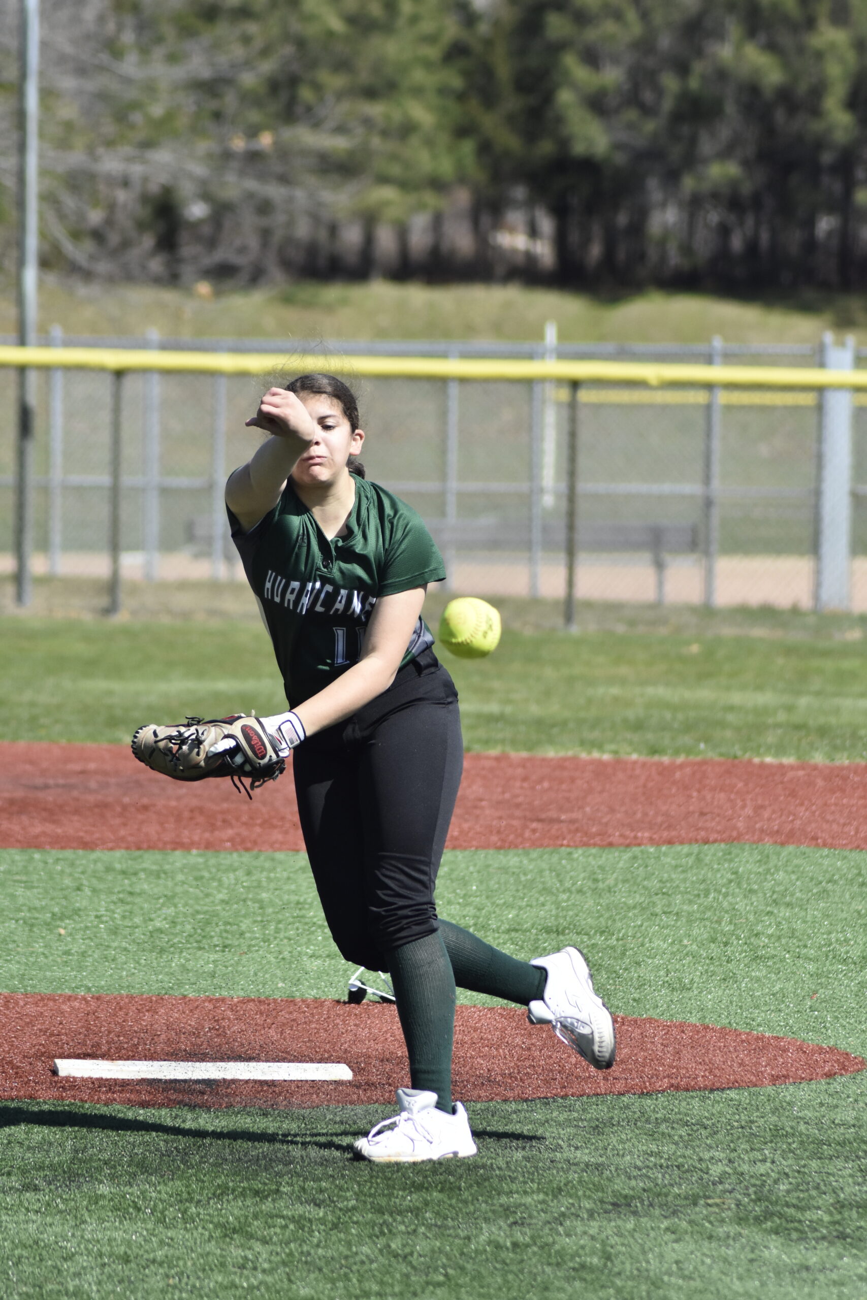 Addison Celi pitched a pair of shutouts in victories over Eastport-South Manor and Hampton Bays.   DREW BUDD