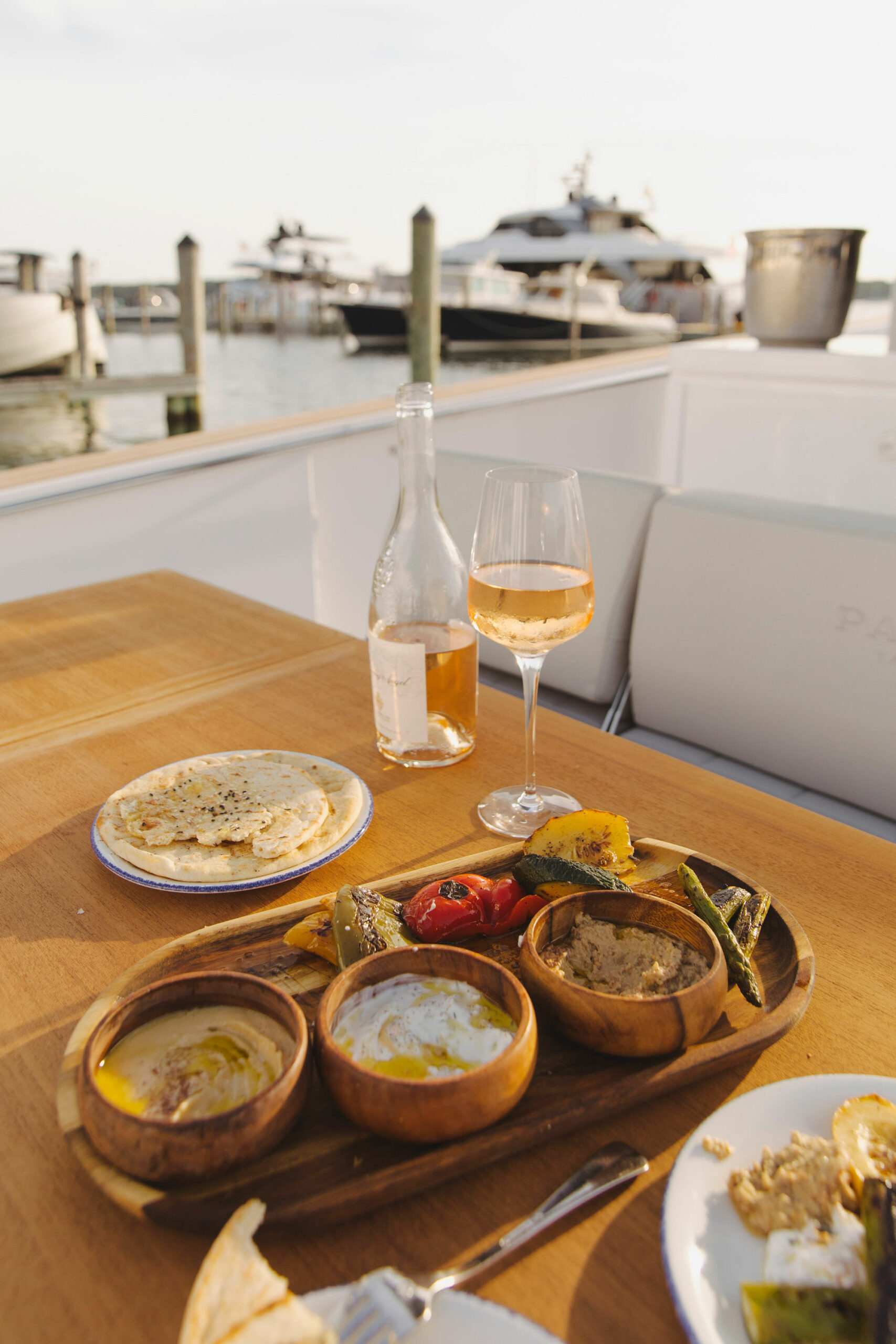 The Mediterranean-inspired restaurant Sí Sí on Three Mile Harbor officially opened for the season on April 21. COURTESY EHP RESORT & MARINA
