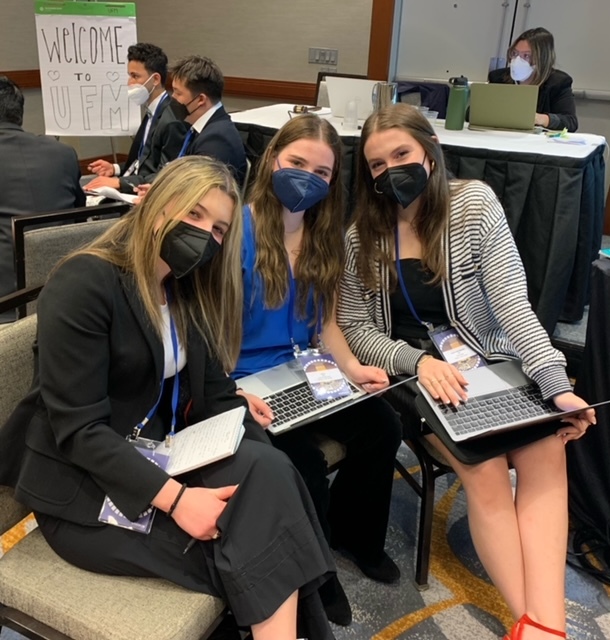Pierson High School students traveled to the National High School Model United Nations conference. COURTESY SAG HARBOR SCHOOL DISTRICT