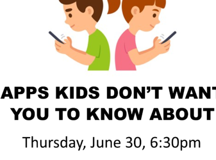 Apps Kids Don’t Want You to Know About (In person)