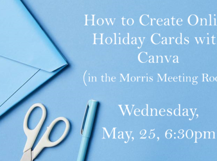 How to Create Online Holiday Cards with Canva (In person)