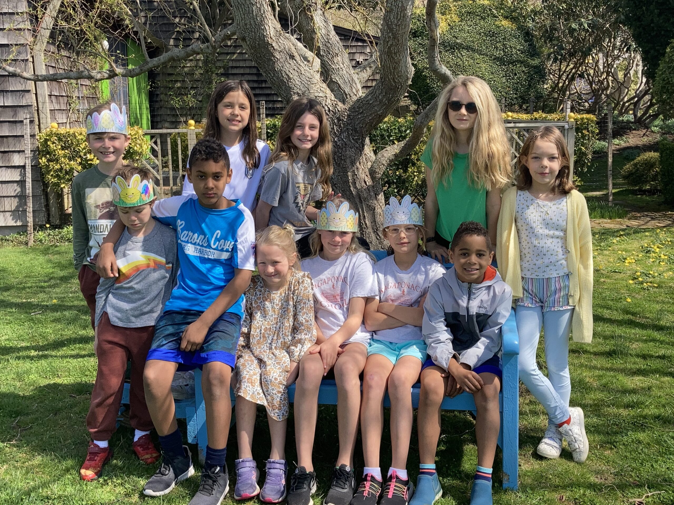 Sagaponack School students visited Madoo Conservancy on Thursday to plant seeds in preparation for transplanting into the school's garden. COURTESY SAGAPONACK SCHOOL DISTRICT