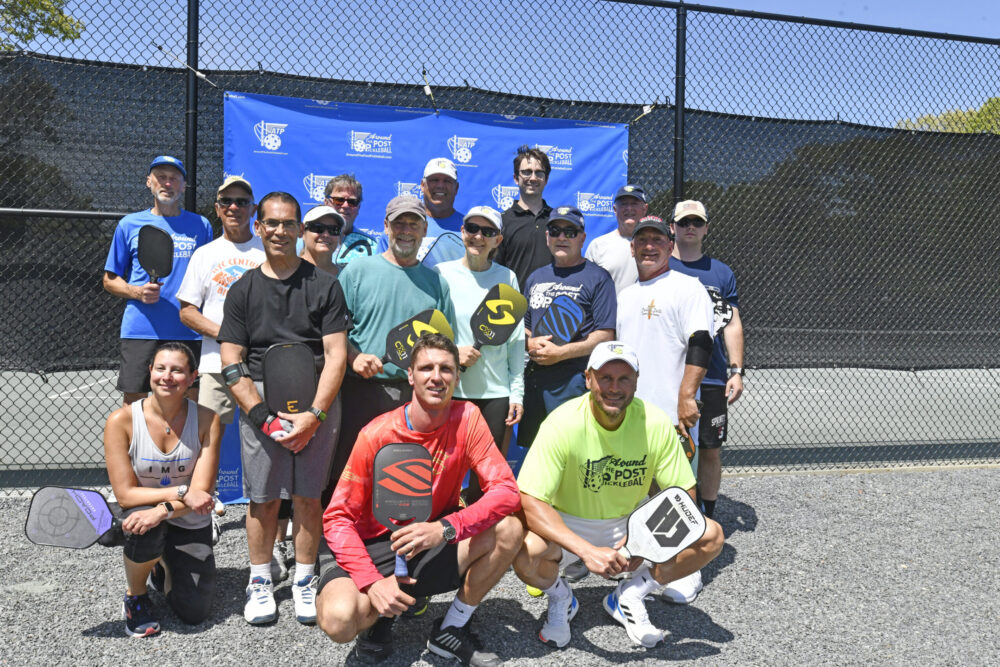 World-ranked Pickleball doubles pair Eden Lica and Andrei Daescu lead clinics at Tennis At The Barn in Westhampton.     DANA SHAW