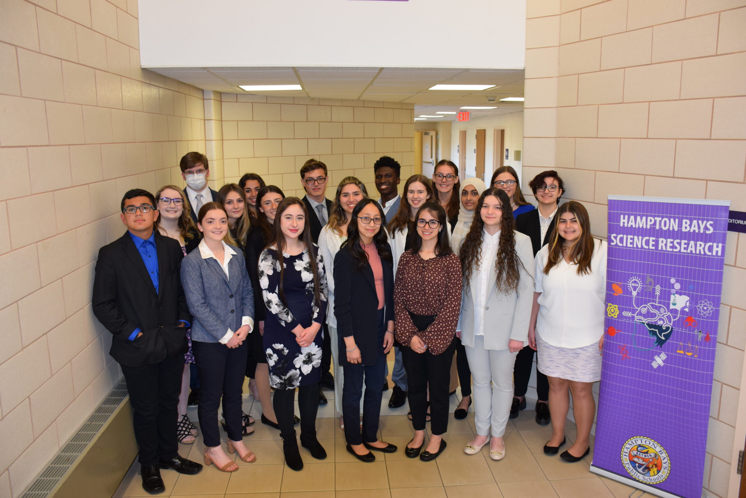 Hampton Bays High School hosted a successful ninth annual Science Research Symposium on April 28. COURTESY HAMPTON BAYS SCHOOL DISTRICT