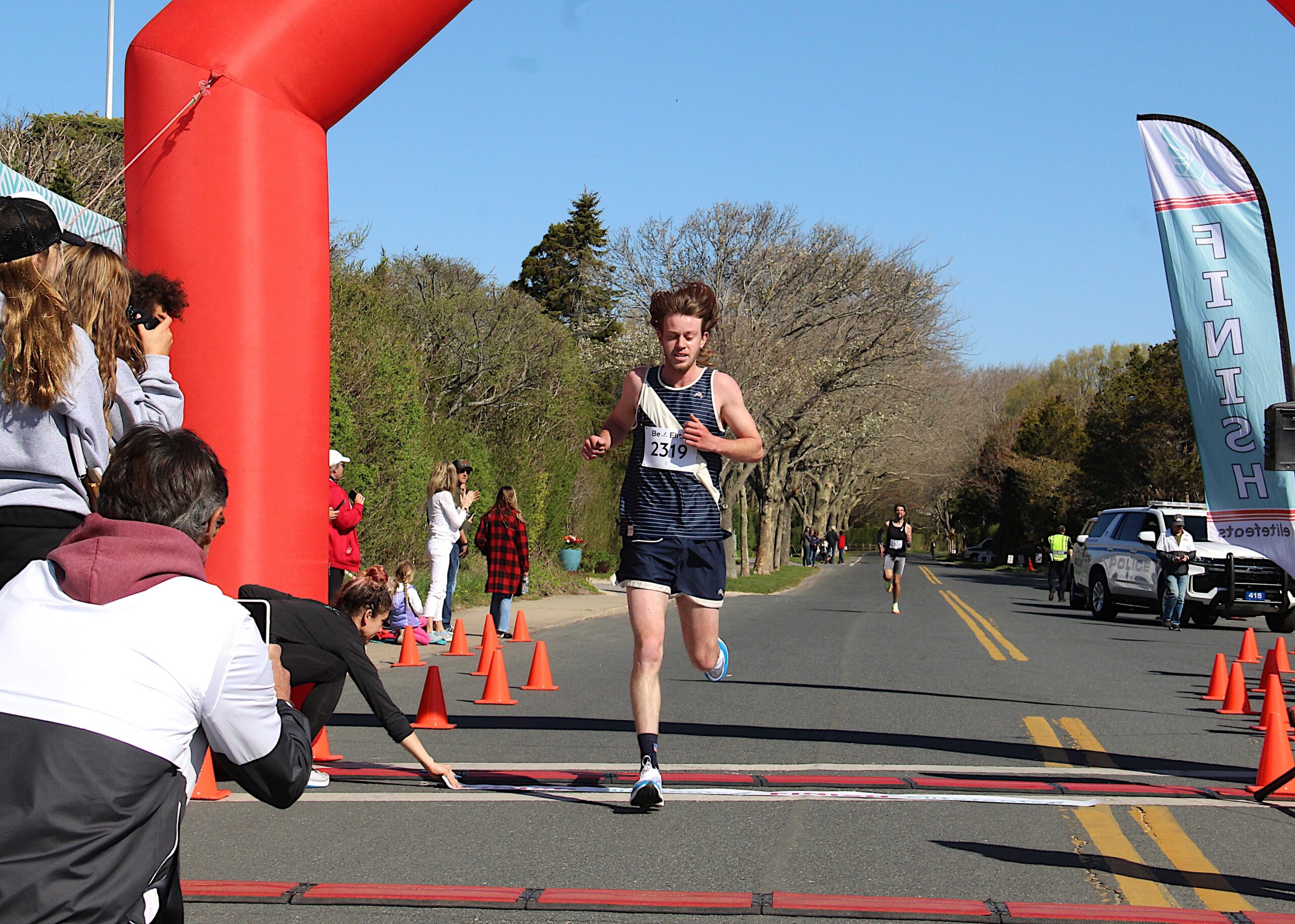 East Hampton native Erik Engstrom was the overall winner of Sunday's race.   KYRIL BROMLEY
