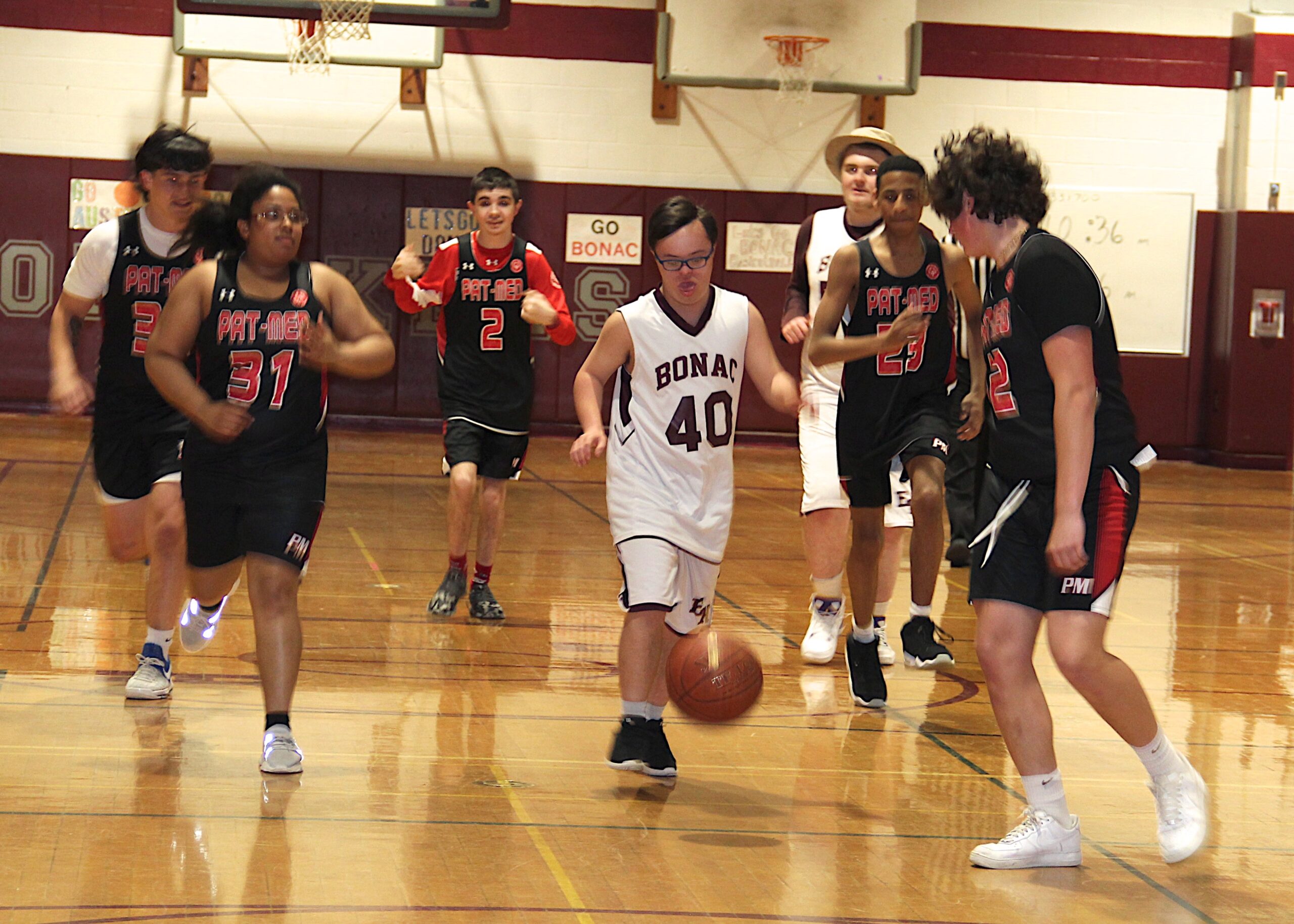 Sean Lester brings the ball down the court.   KYRIL BROMLEY