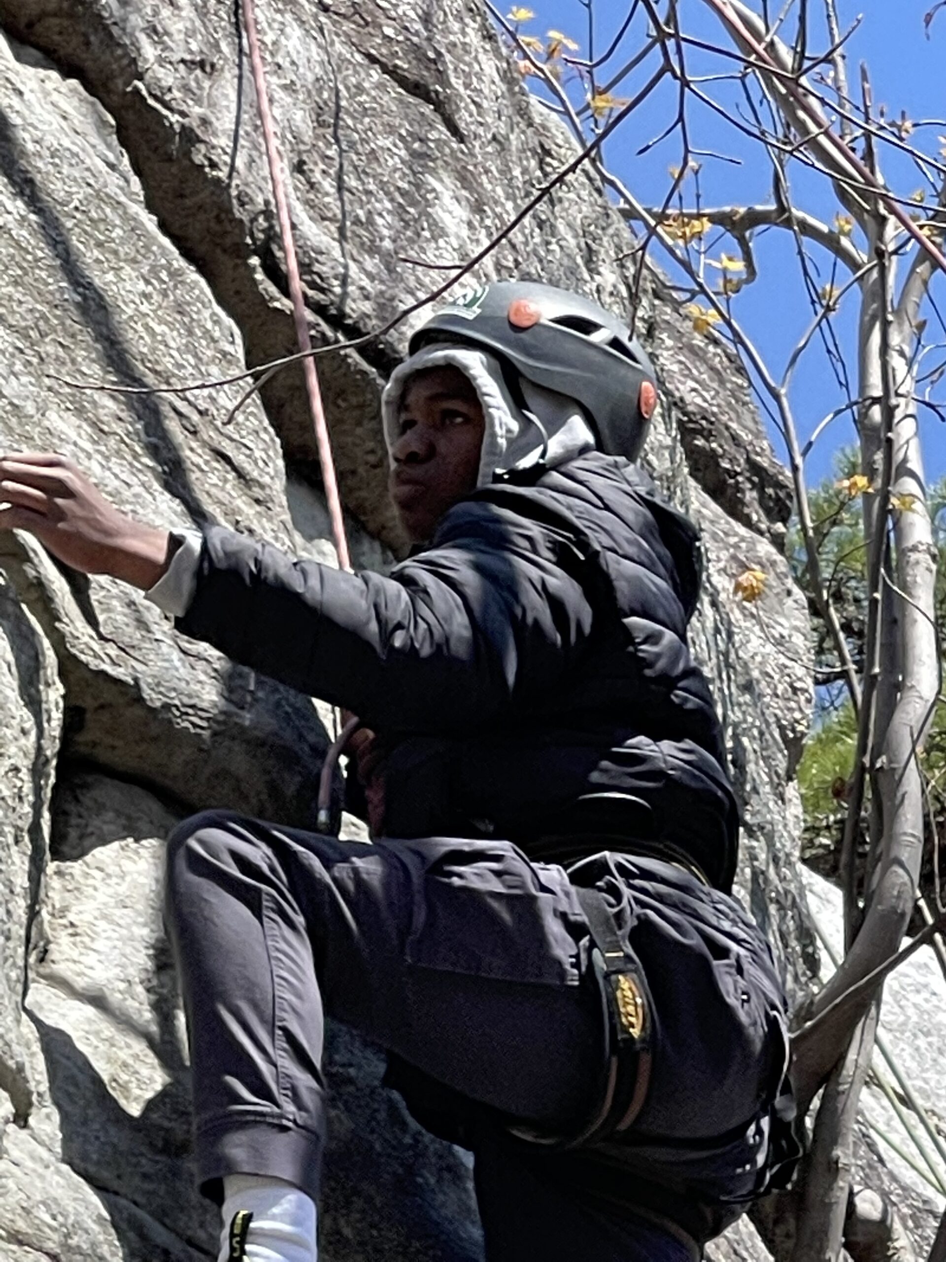 Scout Troop 455 ventured to New Paltz to climb “the Gunks” (Shawangunk Mountains) last week with five Scouts and four leaders attended the event that comprised vertical climbing and rappelling down a 90-foot shear rockface.  Following the climb, the Scouts camped overnight and returned home on Sunday.  COURTESY SCOUT TROOP 455