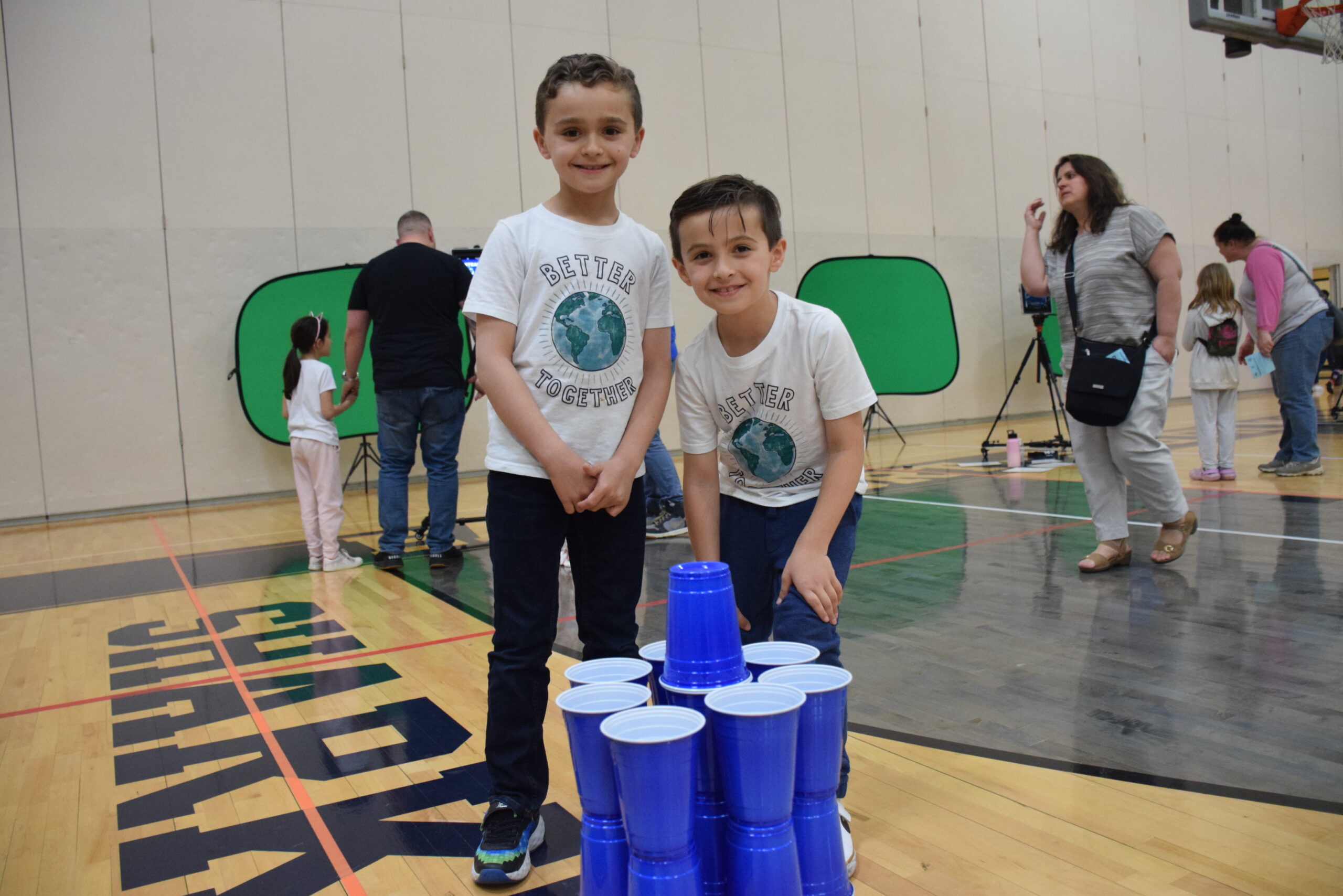 Students at the Eastport-South Manor School District recently participated in the district's inaugural STEAM Fair at Eastport-South Manor Junior-Senior High School on May 12. COURTESY EASTPORT-SOUTH MANOR SCHOOL DISTRICT