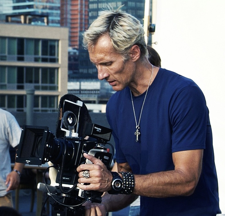 Markus Klinko during a shoot for Out Magazine in New York in 2009.