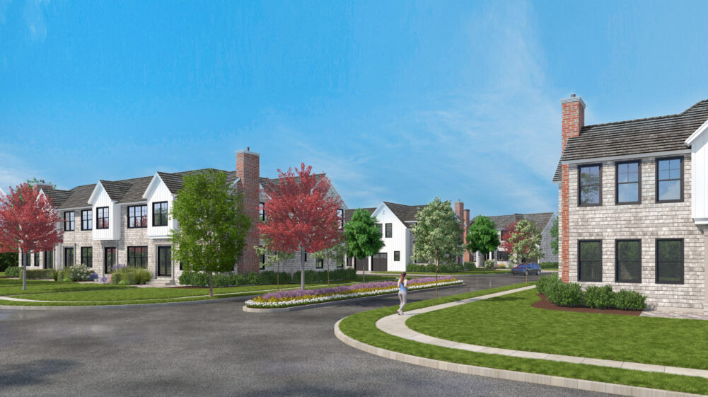 A rendering of Watermill Crossing. COURTESY SAUNDERS & ASSOCIATES