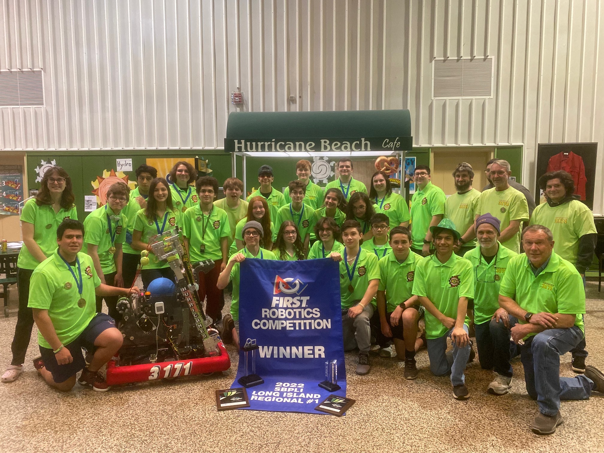 Following two successful competitions, the Westhampton Beach robotics team secured a spot in the FIRST Robotics World Championship held in Houston, Texas. WESTHAMPTON BEACH SCHOOL DISTRICT