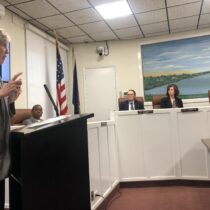 Theresa Quigley, in-house attorney for Saunders and Associates, spoke at the April 12 Southampton Village Board meeting and praised its rental registry law. CAILIN RILEY