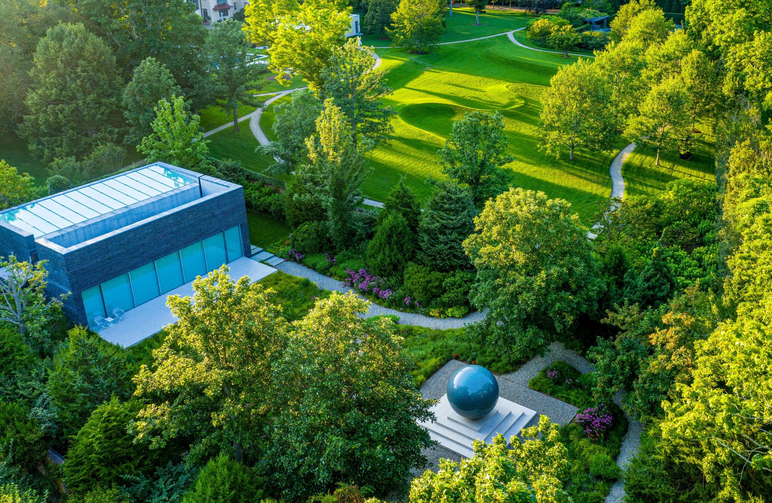A private Bridgehampton sculpture garden by  Christopher LaGuardia will open to the public for a Garden Conservancy Garden Masters tour on June 18. 
 COURTESY LAGUARDIA DESIGN GROUP