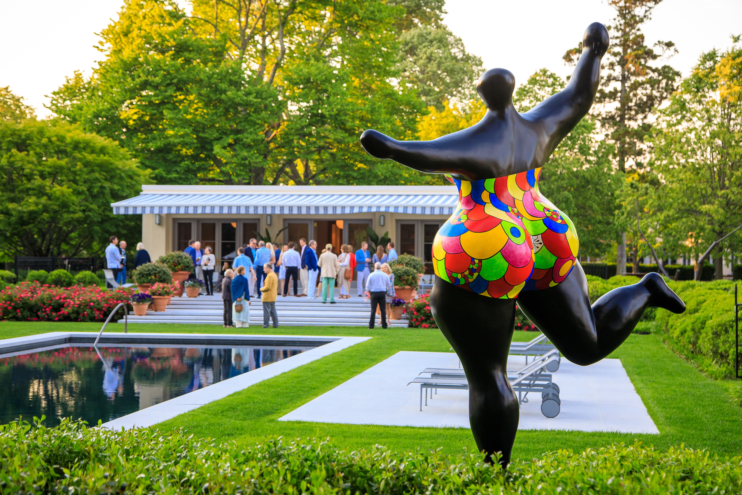 A private Bridgehampton sculpture garden by  Christopher LaGuardia will open to the public for a Garden Conservancy Garden Masters tour on June 18. 
 PAM DEUTCHMAN/COURTESY LAGUARDIA DESIGN GROUP