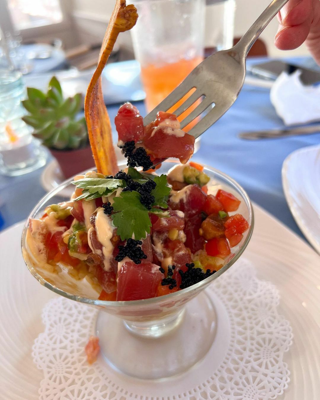 Ceviche is on the menu at Bostwick's on the Harbor. COURTESY BOSTWICKS ON THE HARBOR