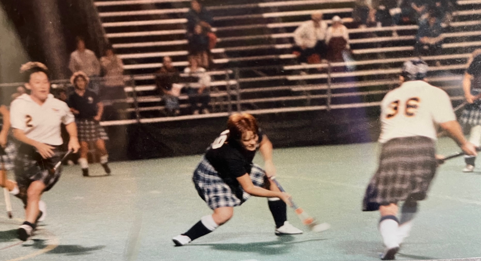 Julie Muller during her days as a collegiate field hockey player.