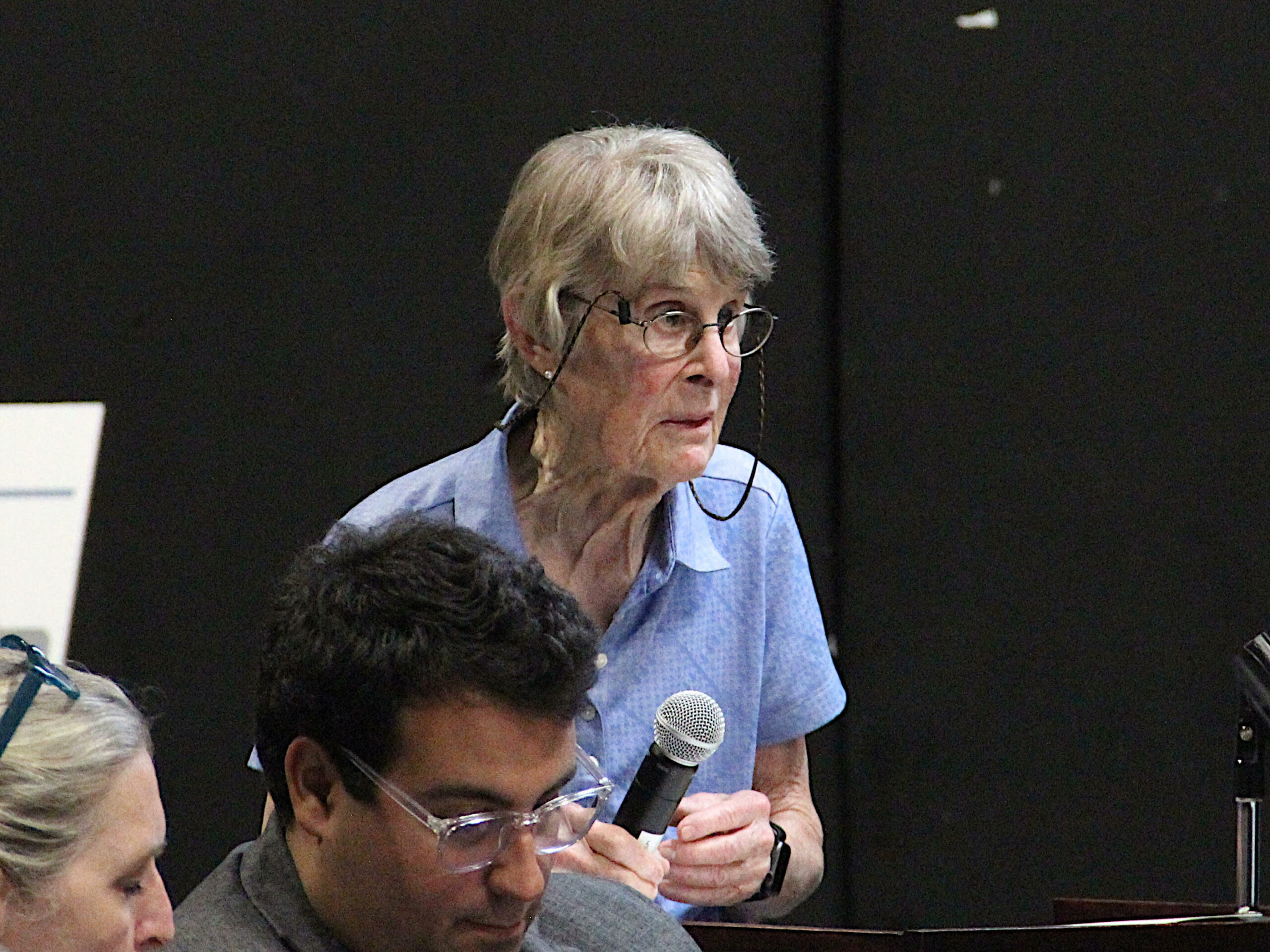Bridgehampton resident Julie Burmeister said horizontal directional drilling may be a good way to lay cable under a paved road, but could cause irreparable harm to the Long Pond Greenbelt. KYRIL BROMLEY
