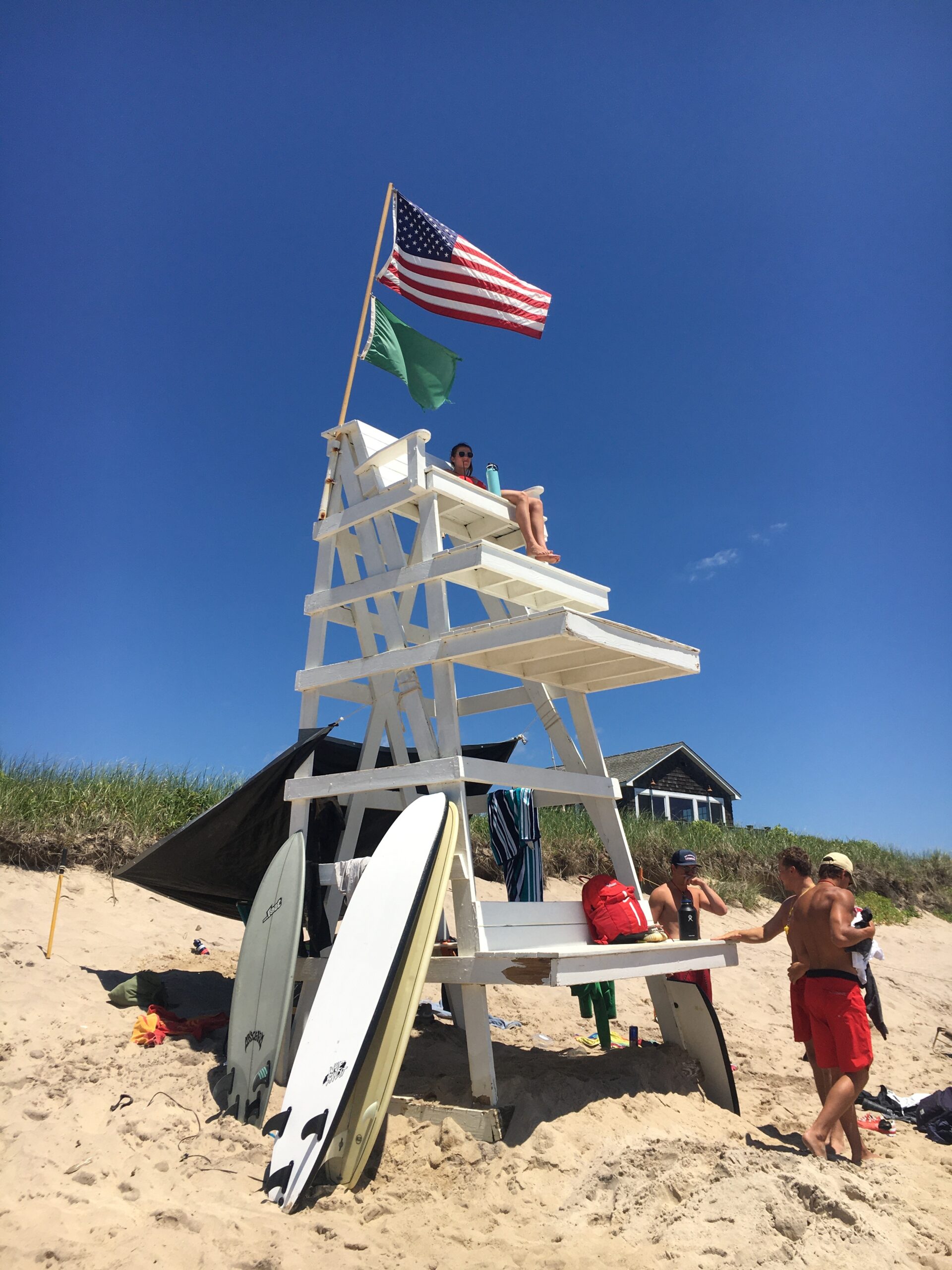 The lifeguard stand at Ditch Plains. LIAM MURRAY