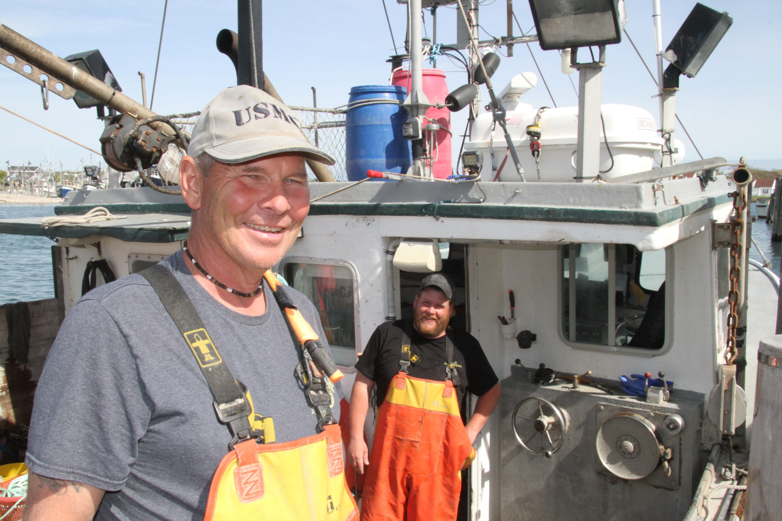 Al Schaffer and Tanner run one of the few full-time lobster fishing boats remaining in Montauk.