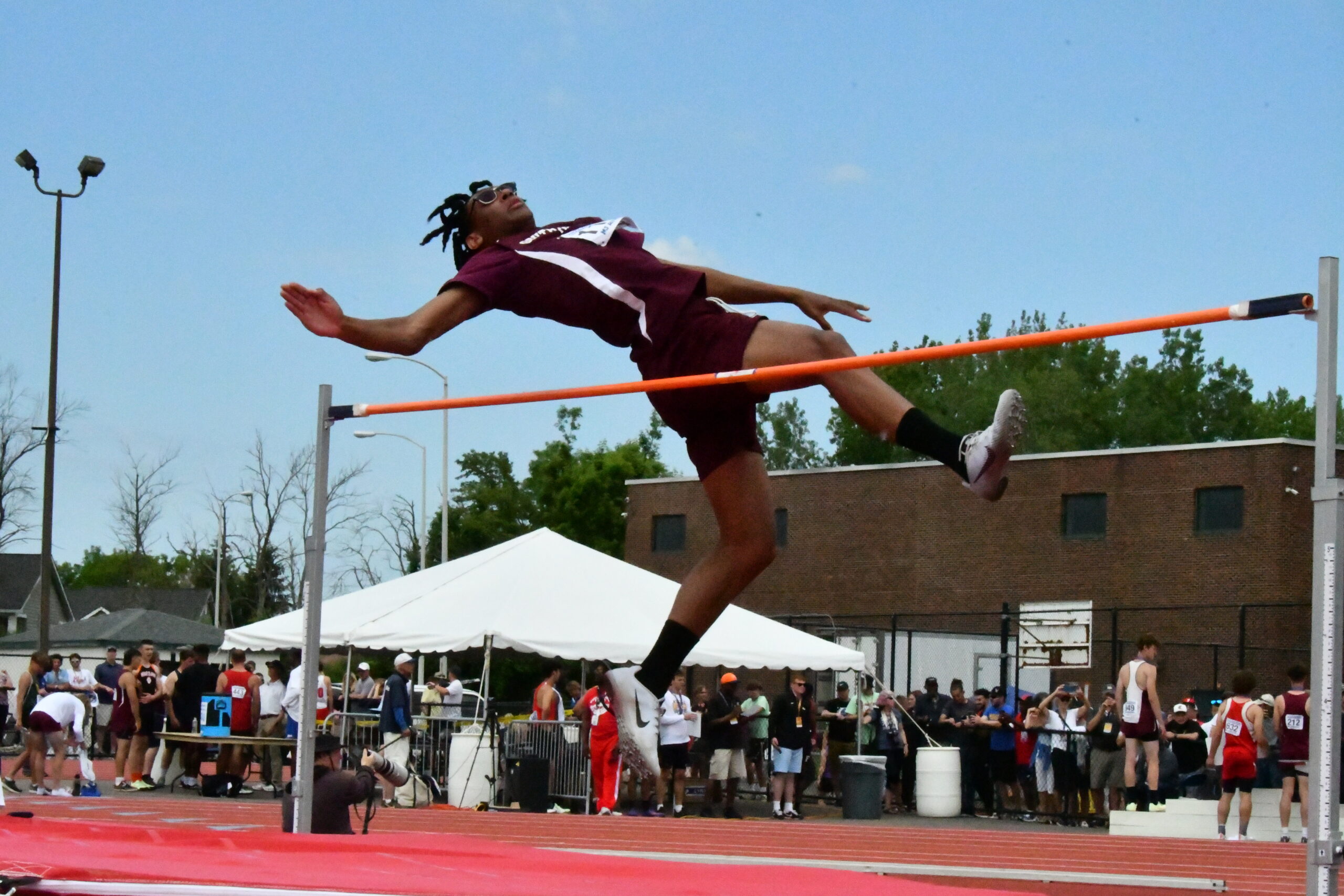 Southampton senior Ryan Smith equaled his personal-best mark, clearing six feet to finish fifth and earn All-State honors in the high jump.