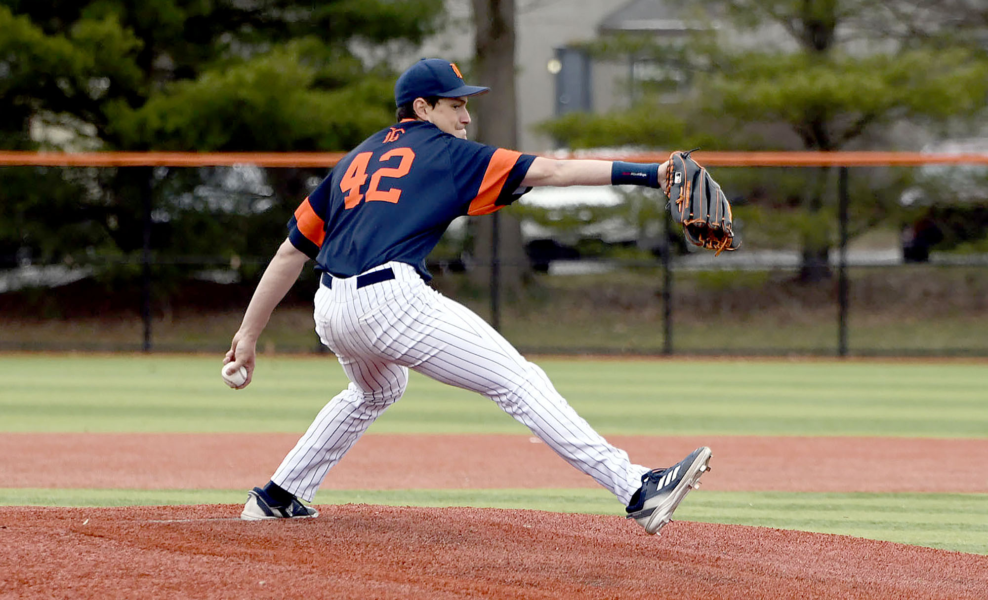 Sag Harbor manager Jacob Tobin is high on Bucknell pitcher Nicholas Mulvey.     PHIL INGLIS