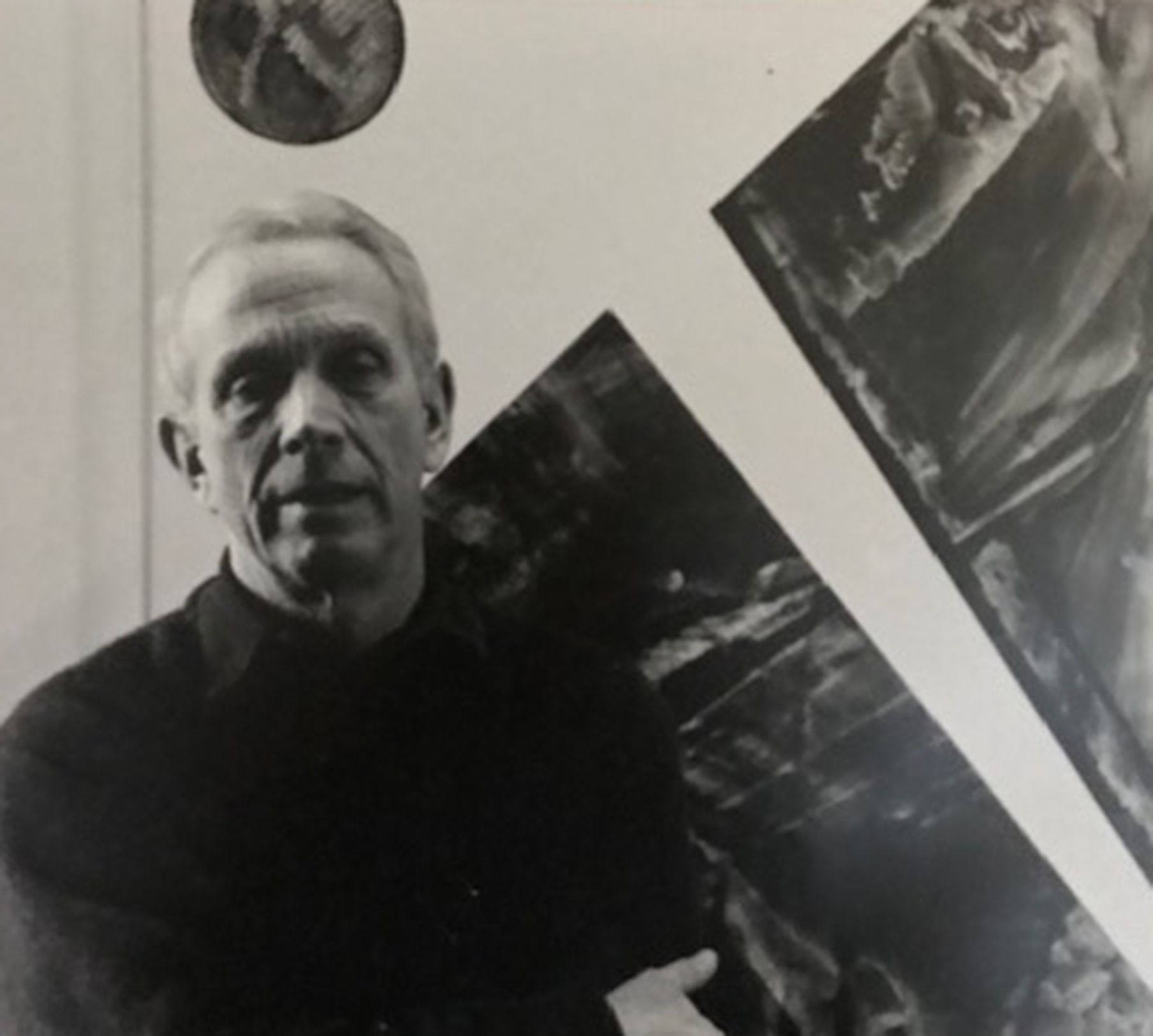 Terence Netter with Sunday, about 1990.