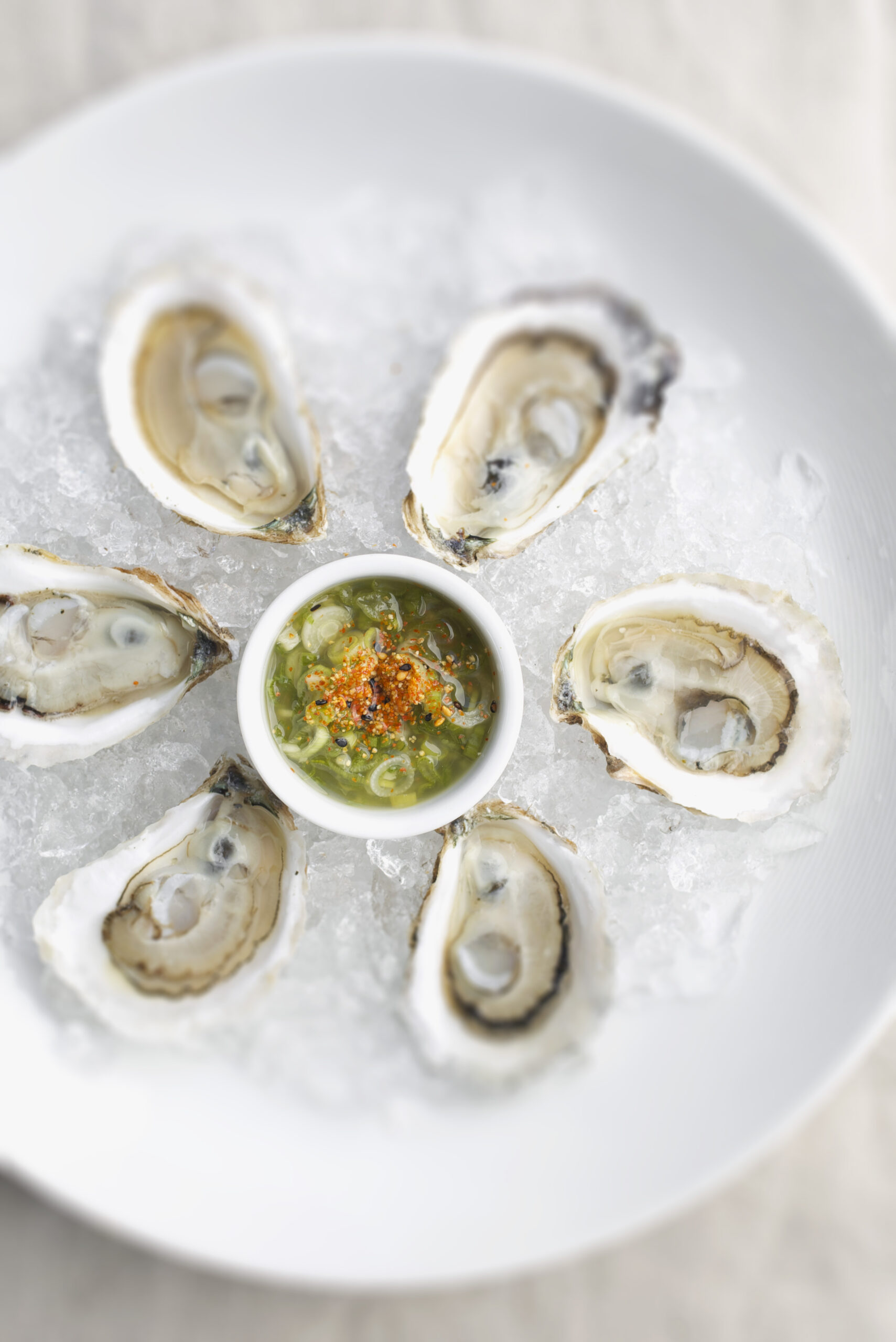 Hogs Neck Bay oysters on the half shell at The 1770 House. ROBYN LEA