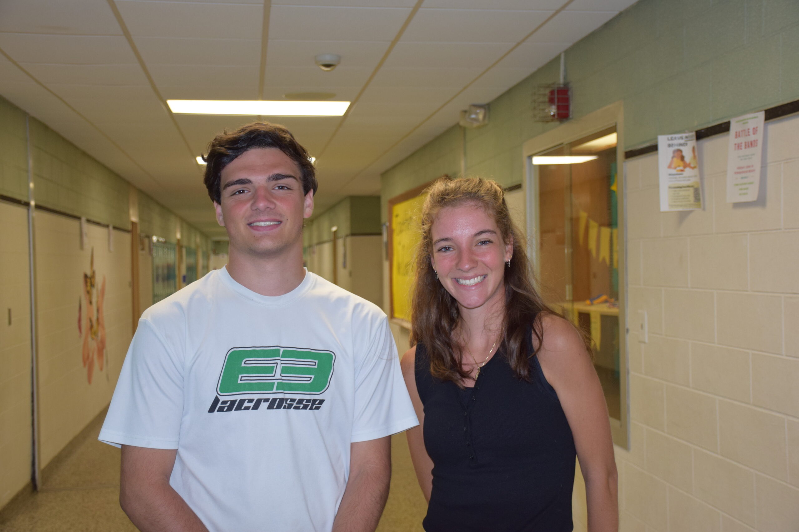 Geoff Arrasatte and Rose Hayes of Westhampton Beach High School have earned Top Scholar Athlete awards from the Long Island Press and Catholic Health. COURTESTY WESTHAMPTON BEACH SCHOOL DISTRICT