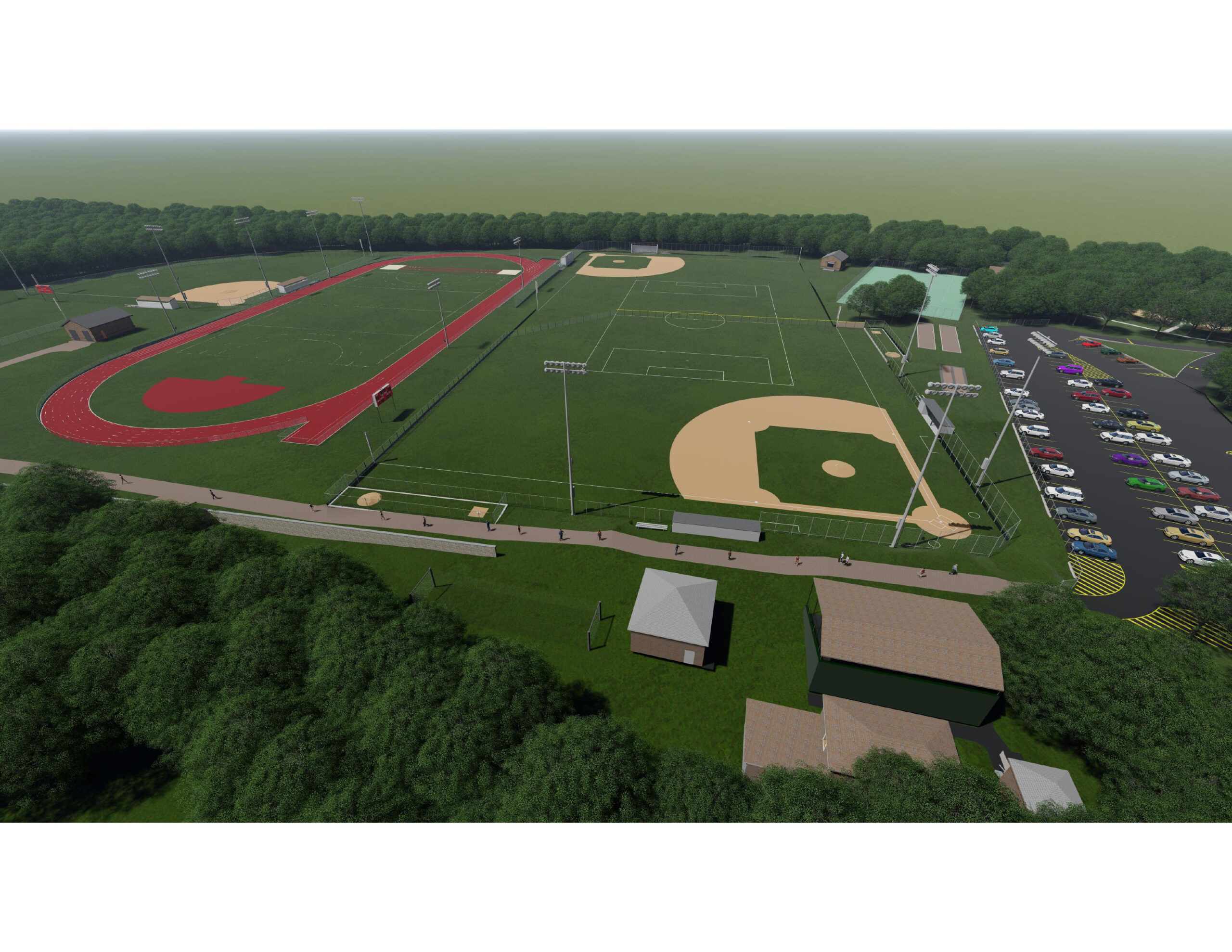 Detailed plans for a capital improvement project at Mashashimuet Park were presented at Monday's Sag Harbor School Board of Education meeting.