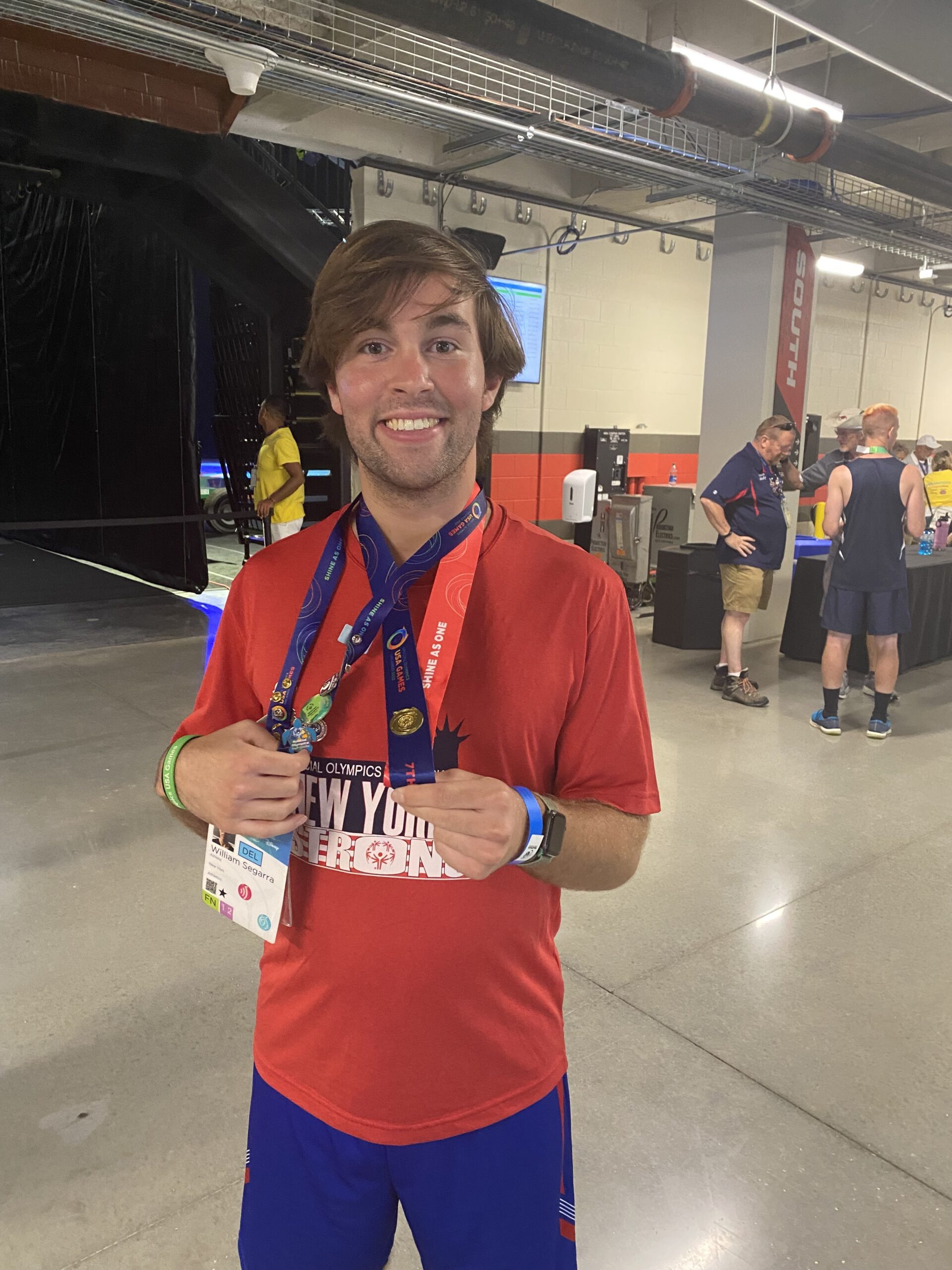 Southampton's William Segarra finished in the top 10 in three events at the Special Olympics USA Games in Orlando, Florida, earlier this month.