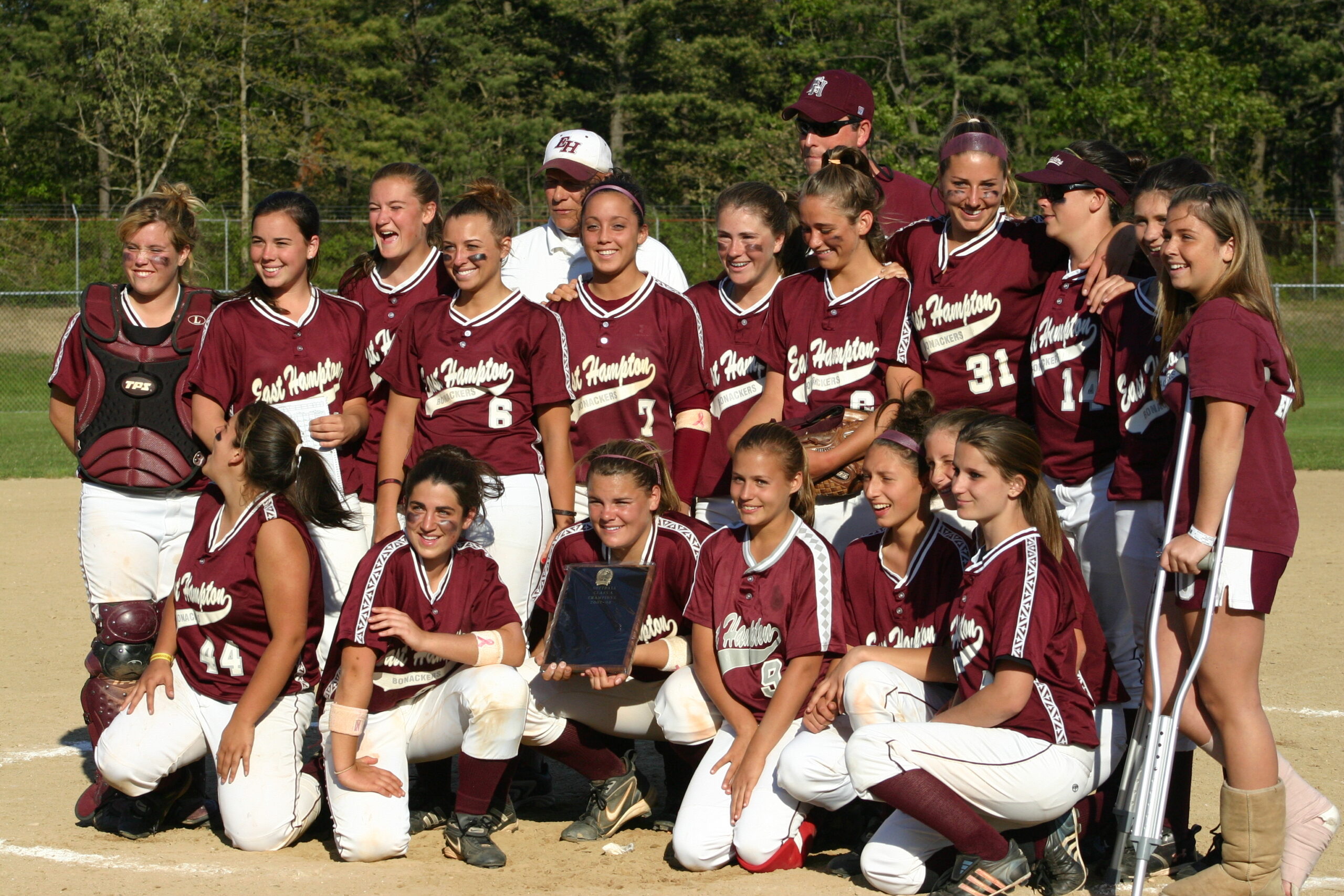 The East Hampton softball team made a run to the state tournament in 2008. EXPRESS ARCHIVES