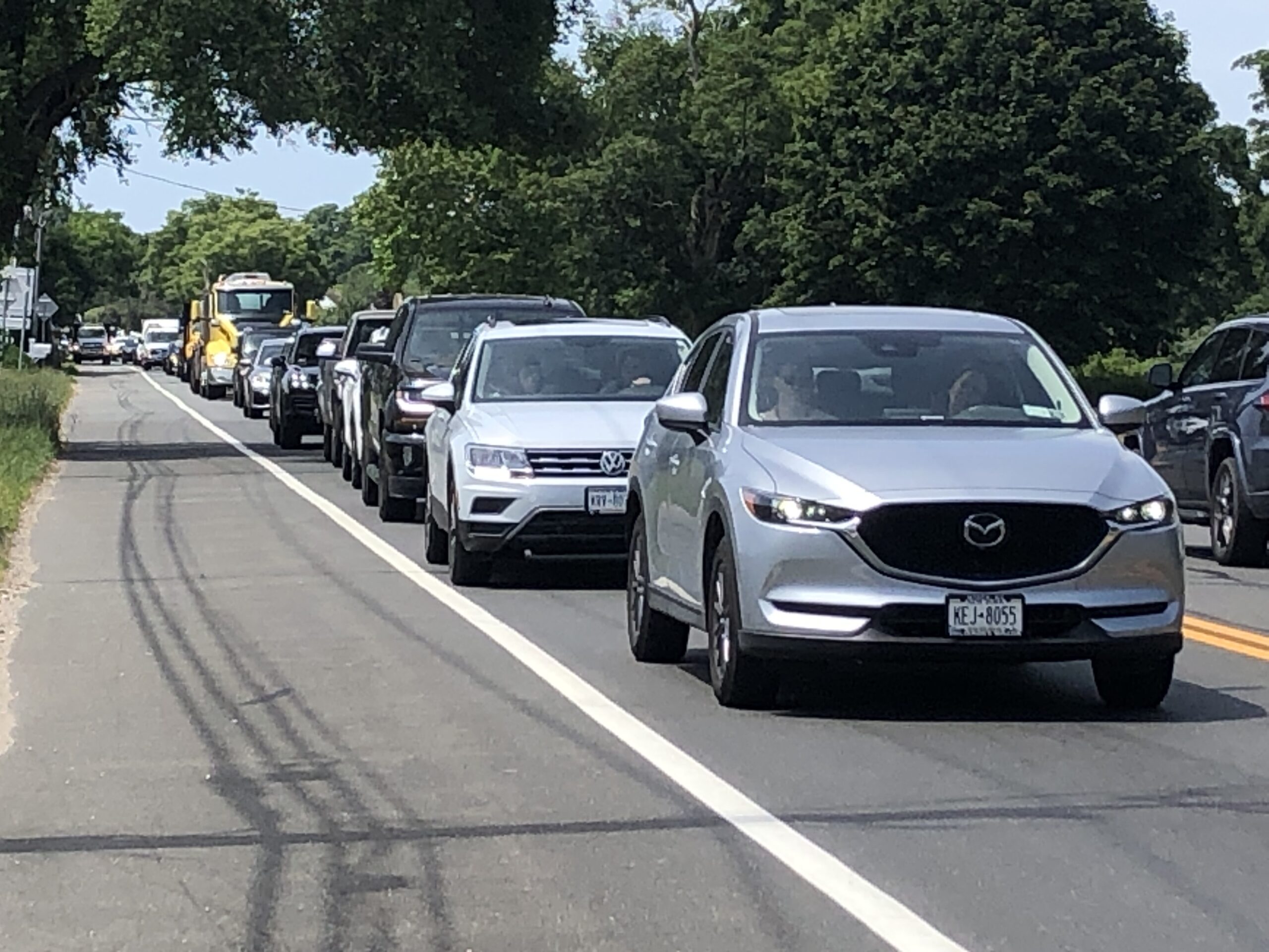 Traffic congestion on Long Island is anticipated to increase significantly over the next 25 years, wasting even more time and money while burning fossil fuels and contributing to climate change. JENNY NOBLE