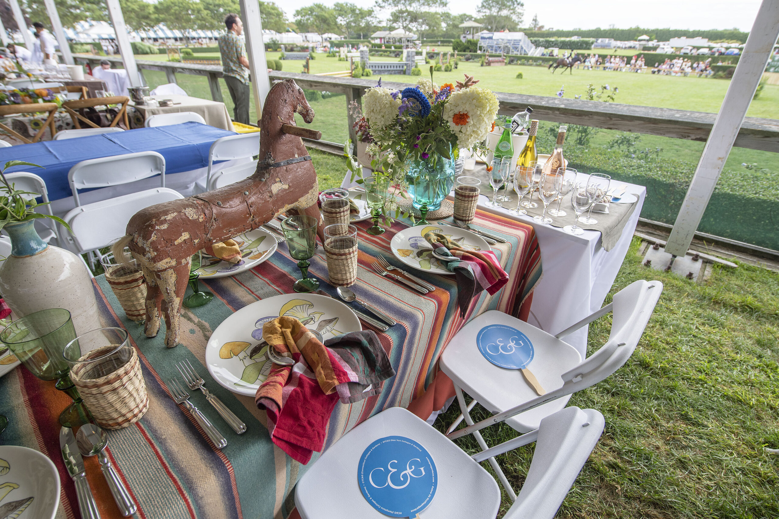 "Like A Wedding Every Year" Designing Tabletops In The Hampton Classic