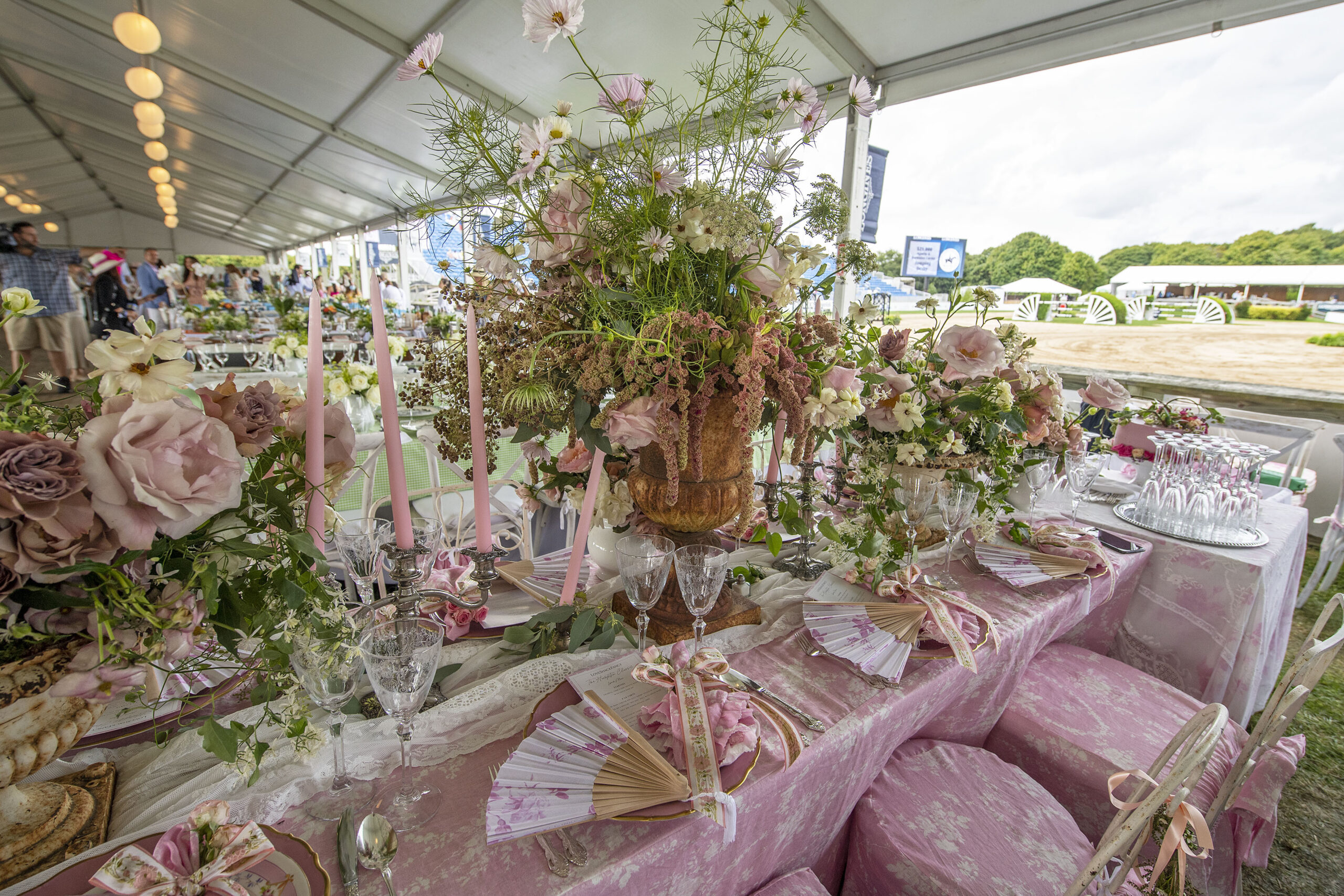 "Like A Wedding Every Year" Designing Tabletops In The Hampton Classic